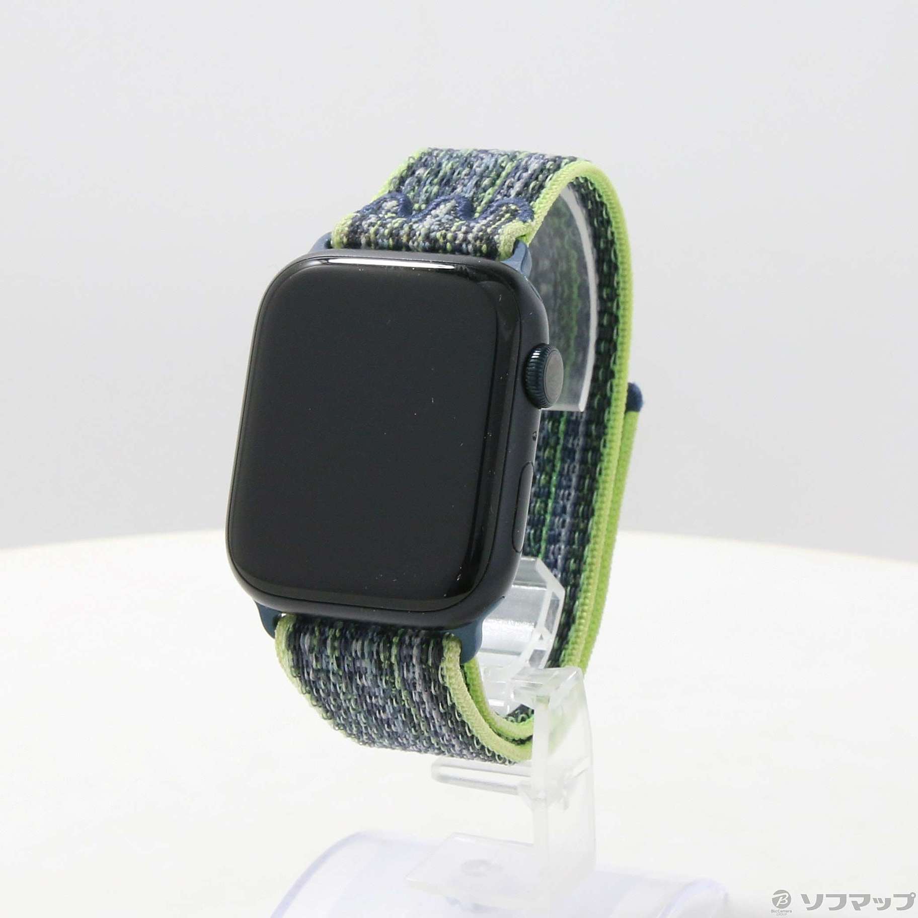 中古】Apple Watch Series 9 GPS 45mm ミッドナイトアルミニウムケース ブライトグリーン／ブルーNikeスポーツループ  [2133059030754] - リコレ！|ビックカメラグループ ソフマップの中古通販サイト