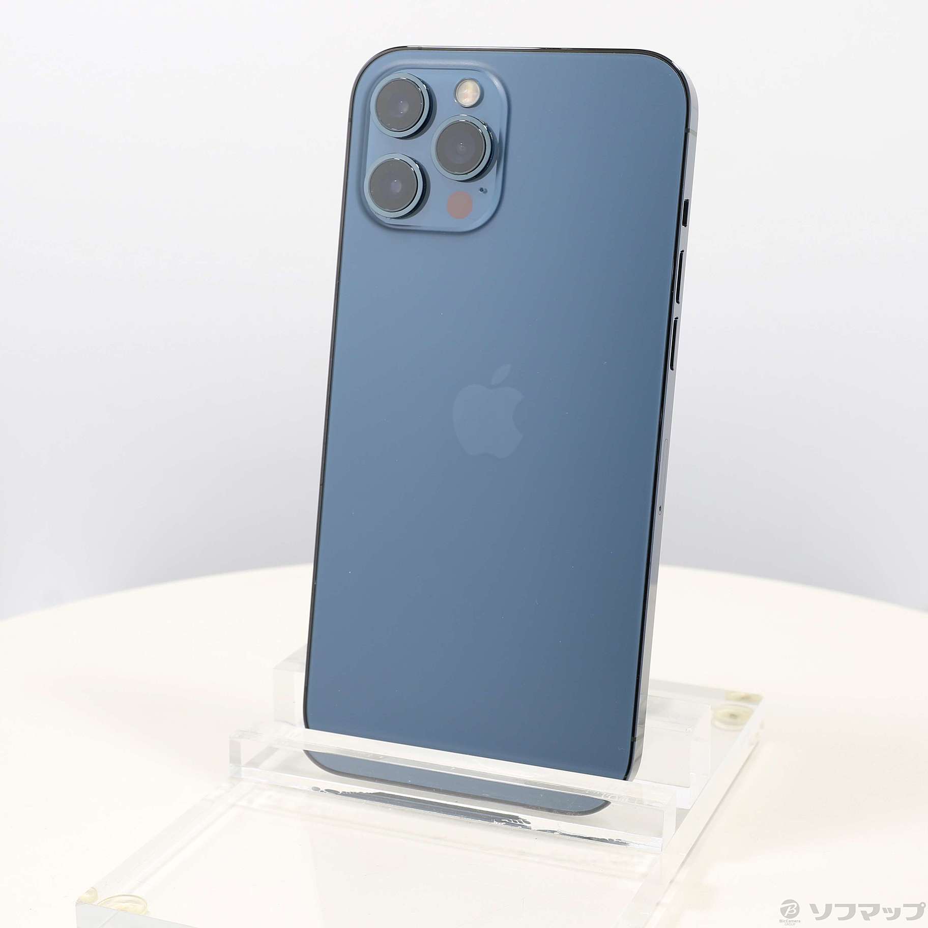 中古】iPhone12 Pro Max 128GB パシフィックブルー MGCX3J／A SIM 