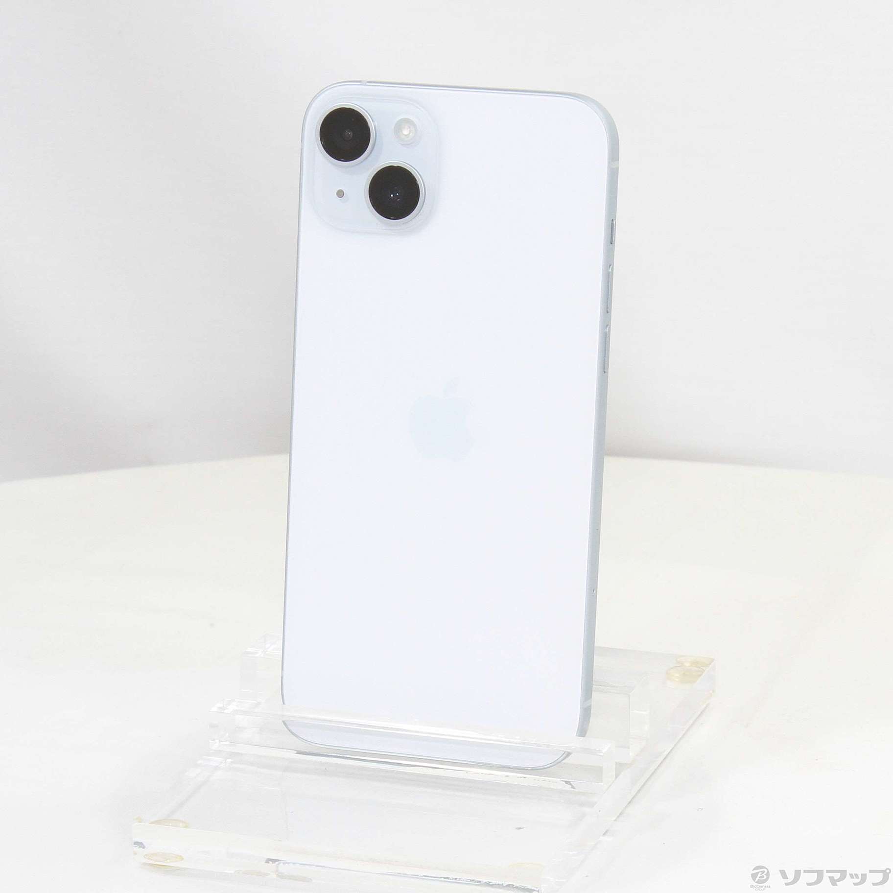 中古】iPhone15 Plus 256GB ブルー MU0N3J／A SIMフリー 