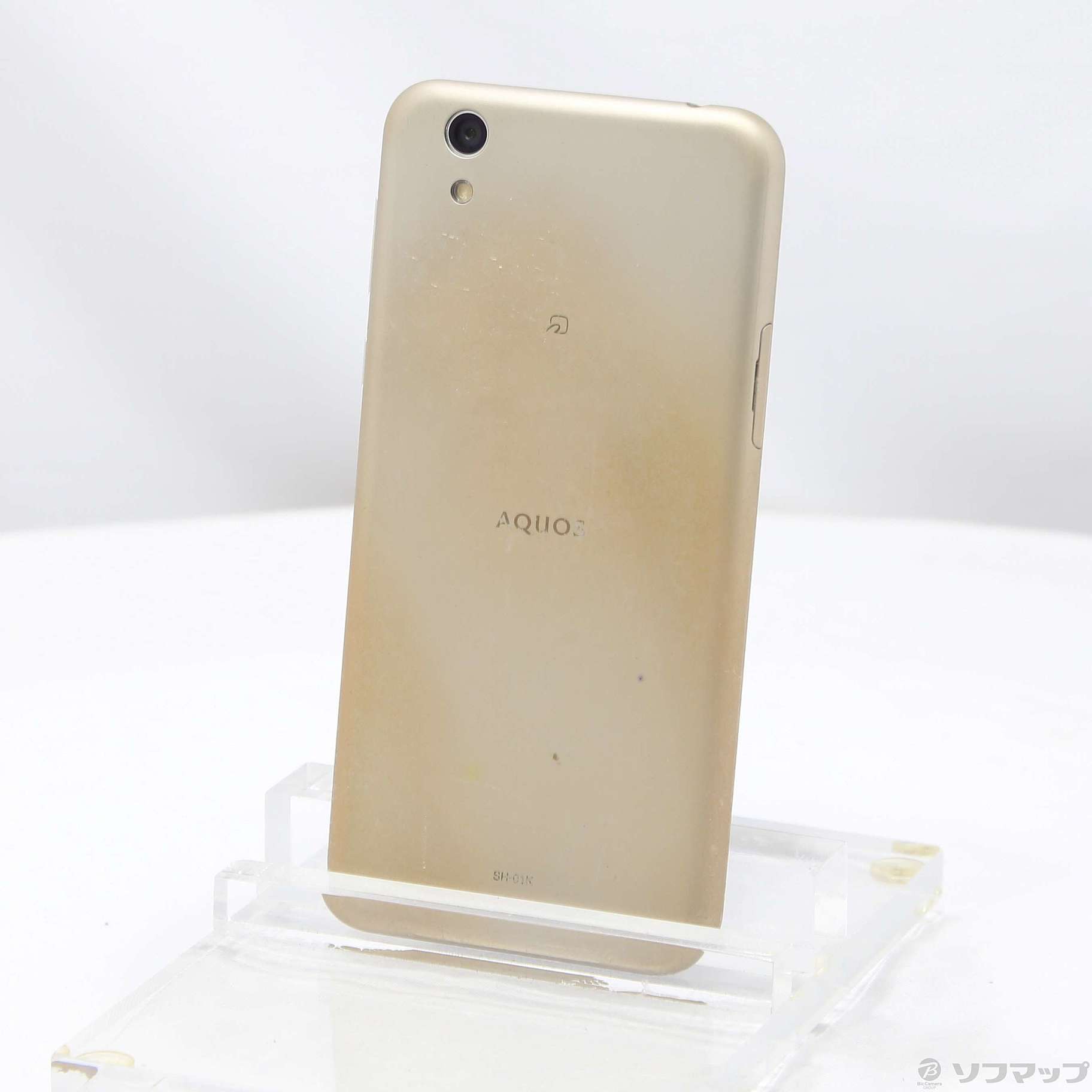 ドコモ docomo SH-01K AQUOS ホワイト　シムロック解除済み ムスビー｜SIMロック解除済み AQUOS sense SH-01K シルキー