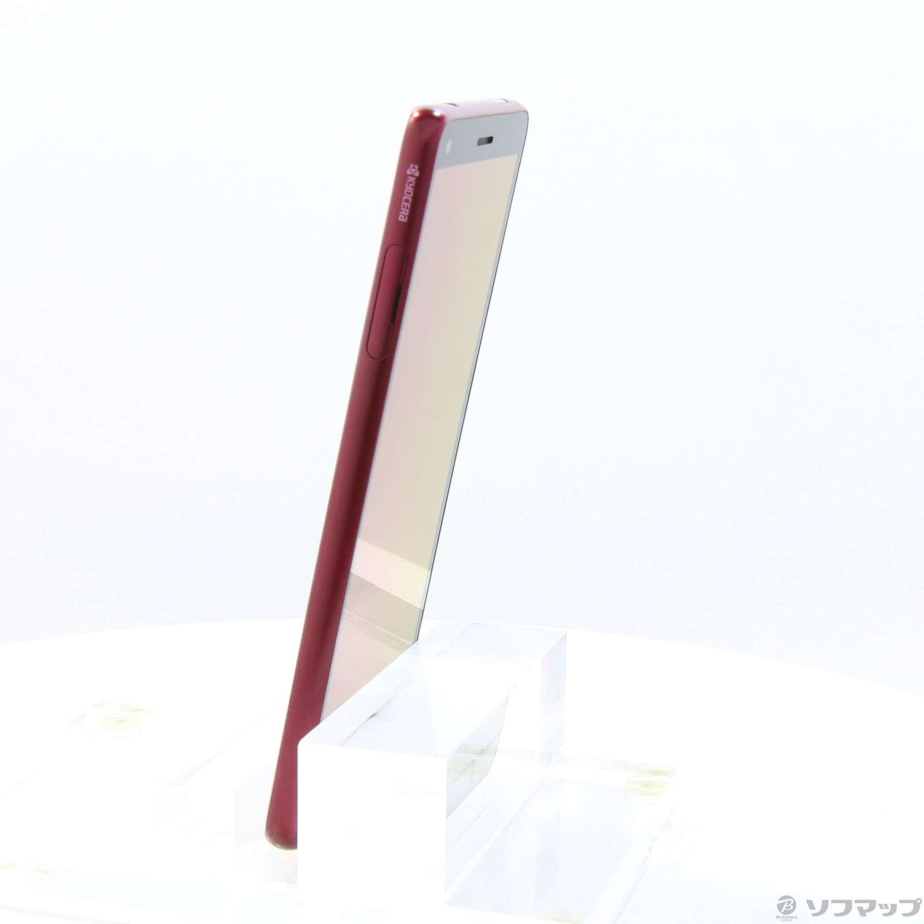 中古】BASIO4 32GB ワインレッド KYV47SRU UQ mobile SIMフリー