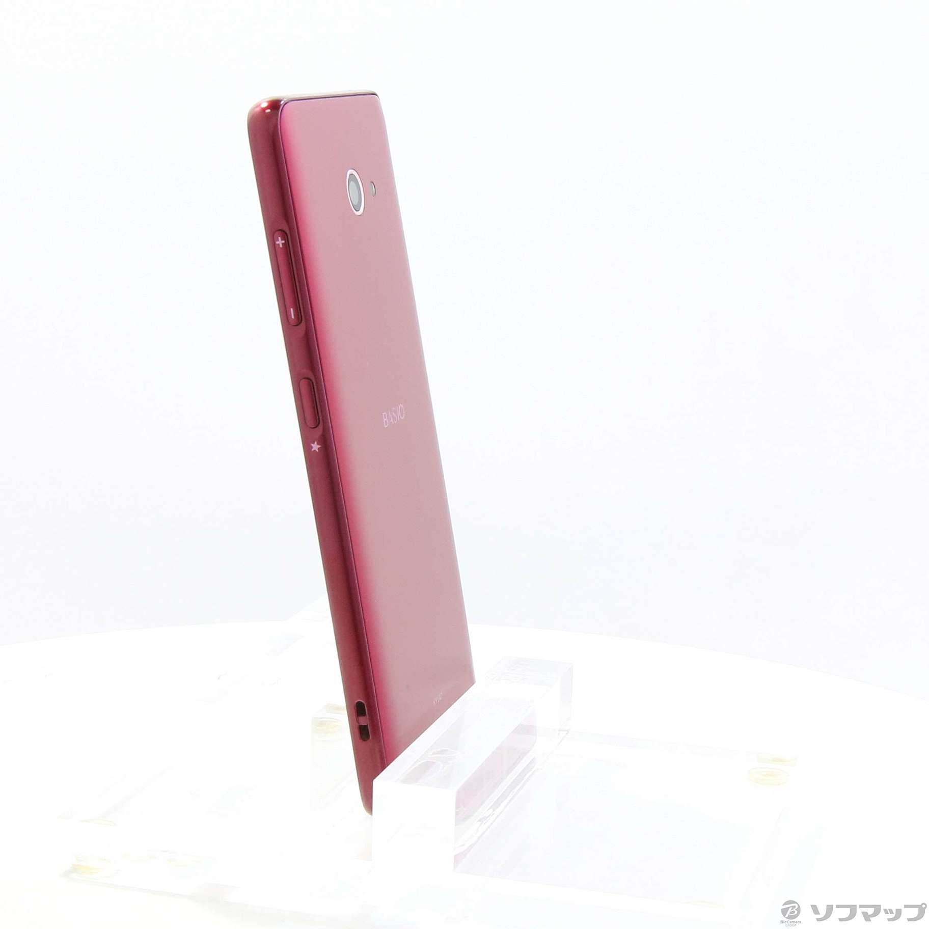 ヨドバシ.com - UQモバイル KYV47SRU BASIO4 ワインレッド