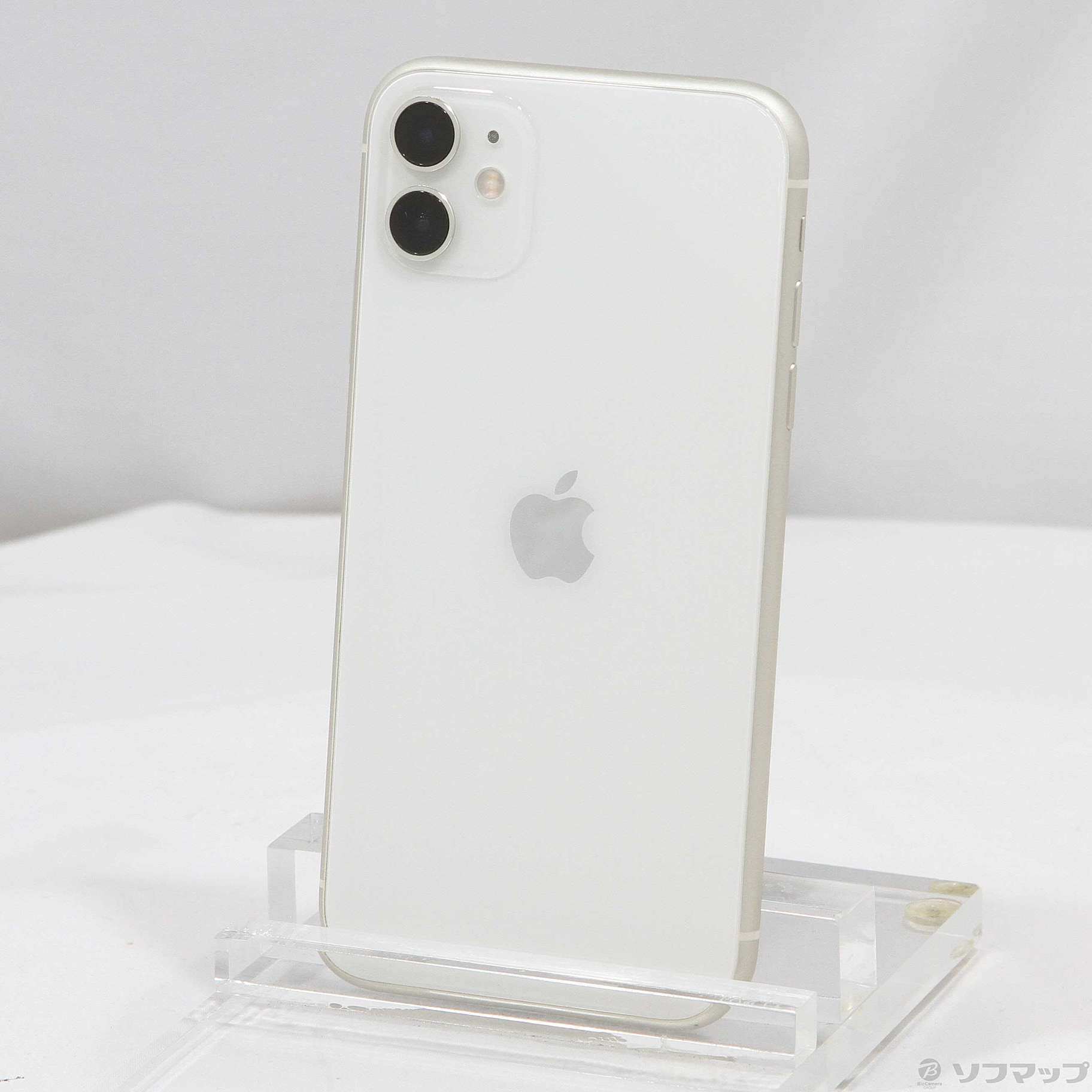 中古】iPhone11 128GB ホワイト MWM22J／A SIMフリー [2133059074802 