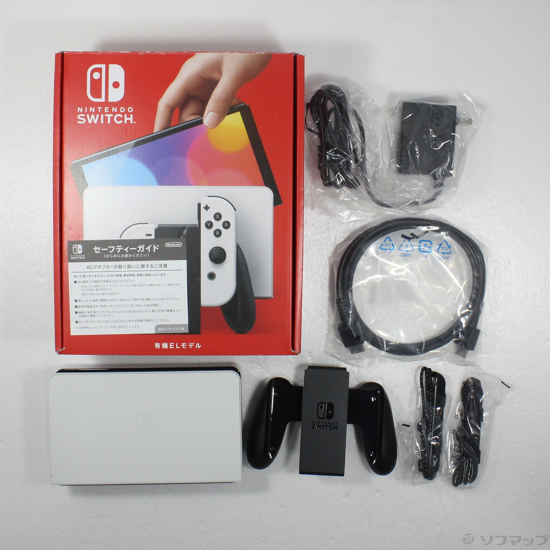 中古】Nintendo Switch 有機ELモデル Joy-Con(L)／(R) ホワイト