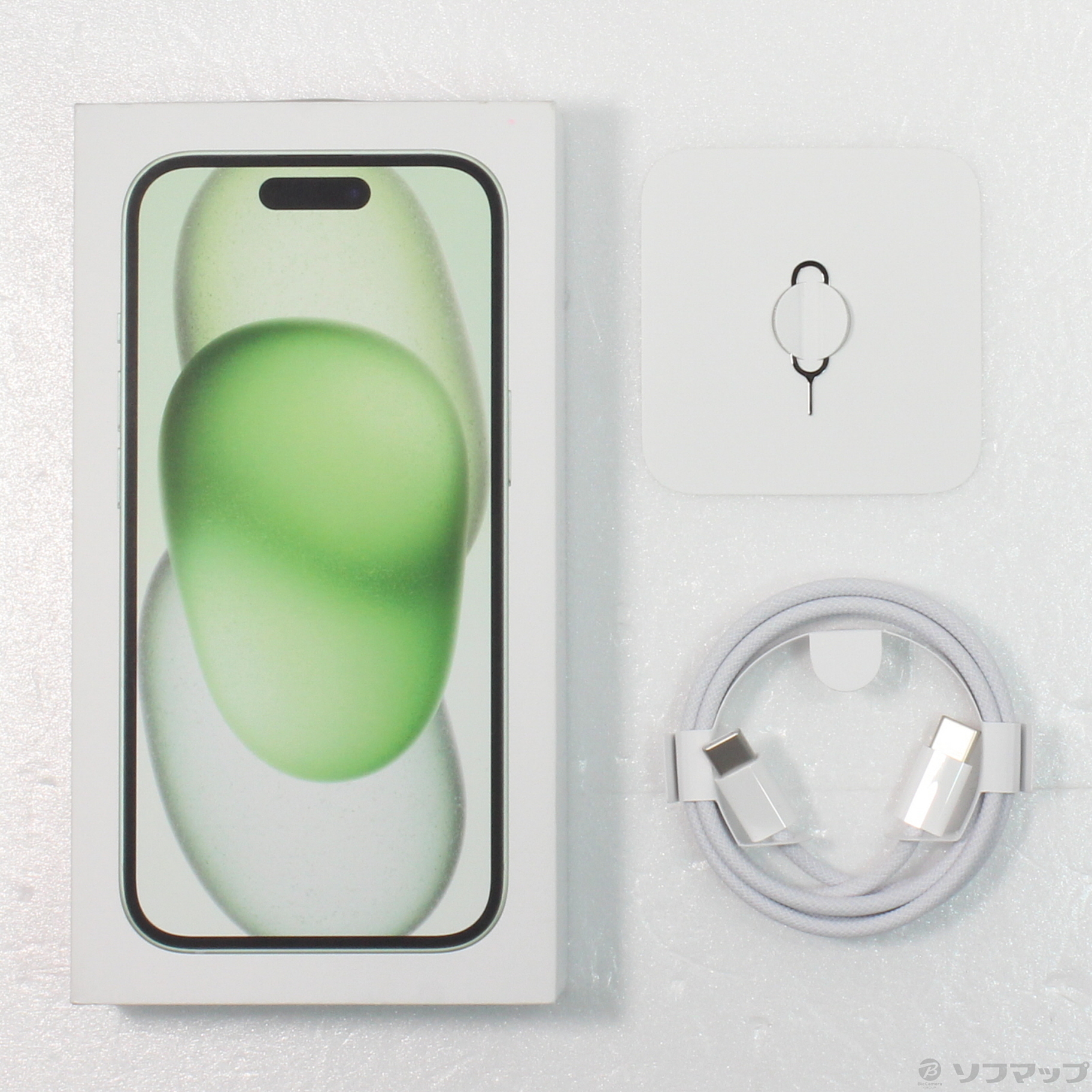 中古】iPhone15 512GB グリーン MTMY3J／A SIMフリー [2133059113198