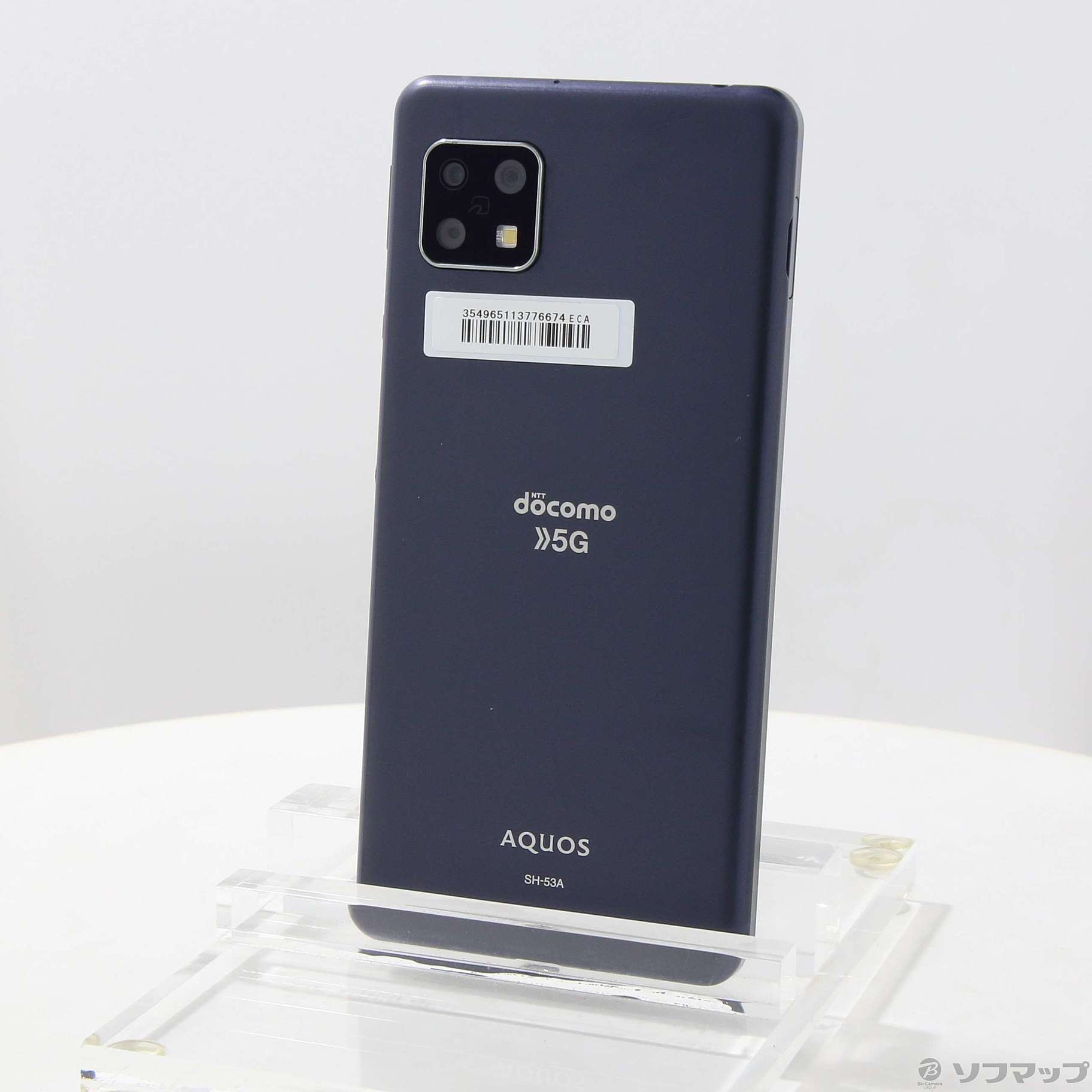 中古】AQUOS sense5G 64GB ニュアンスブラック SH-53A docomoロック解除SIMフリー [2133059117004] -  リコレ！|ビックカメラグループ ソフマップの中古通販サイト