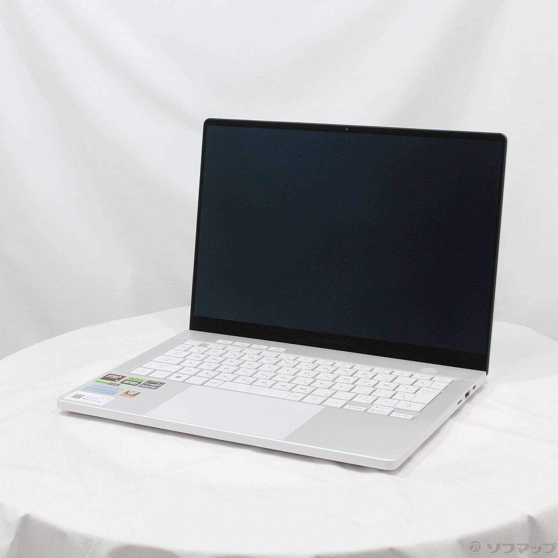 中古】ROG Zephyrus G14 GA403UV GA403UV-R7R4060W プラチナホワイト 