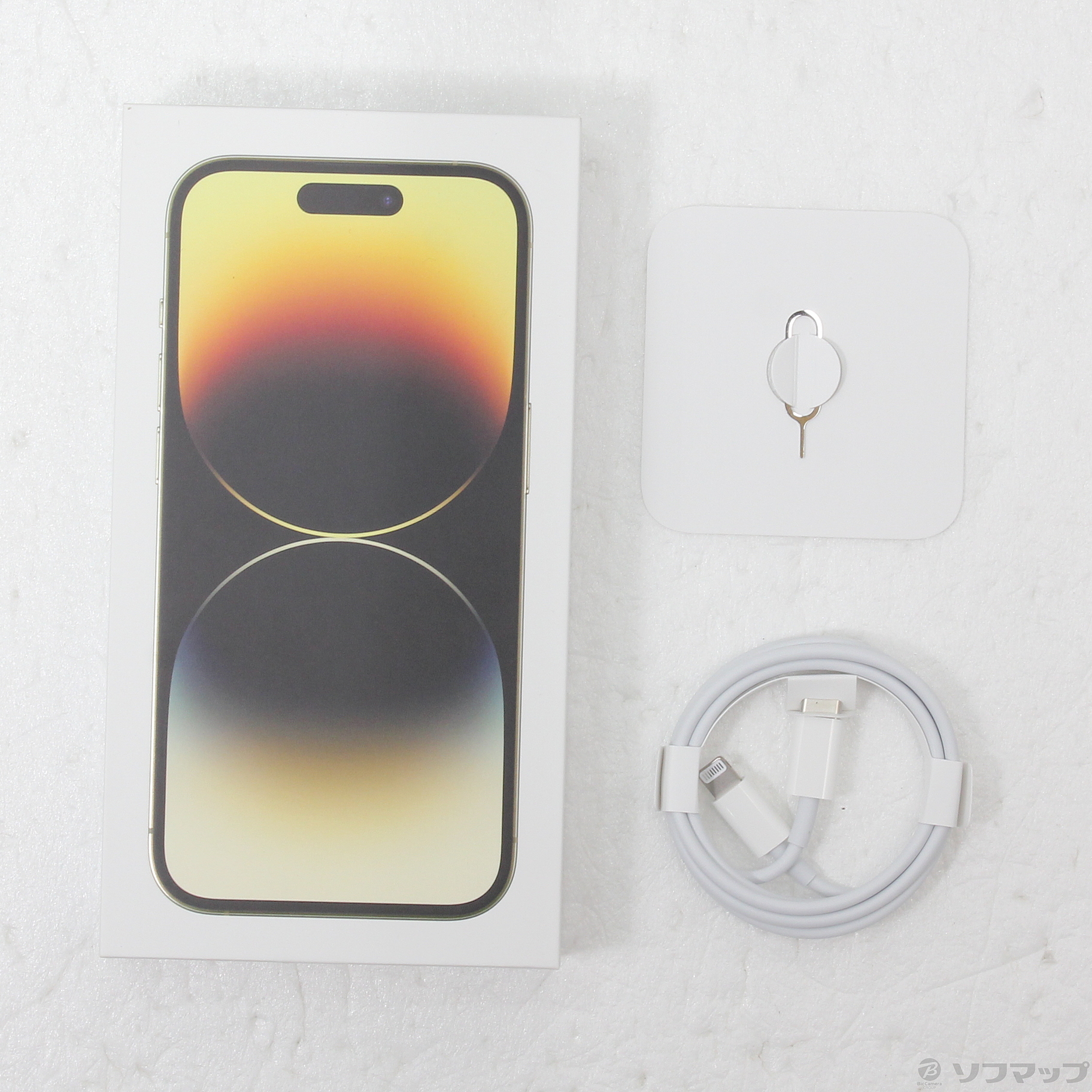 中古品〕 iPhone14 Pro 128GB ゴールド MQ073J/A SIMフリー|の 中古品〕 iPhone14 Pro 128GB ゴールド MQ073J/A SIMフリー|の
