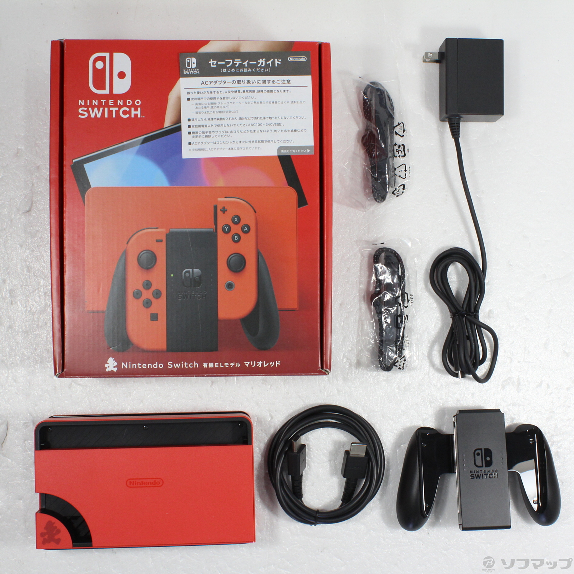 Nintendo Switch 有機ELモデル マリオレッド 掲げ
