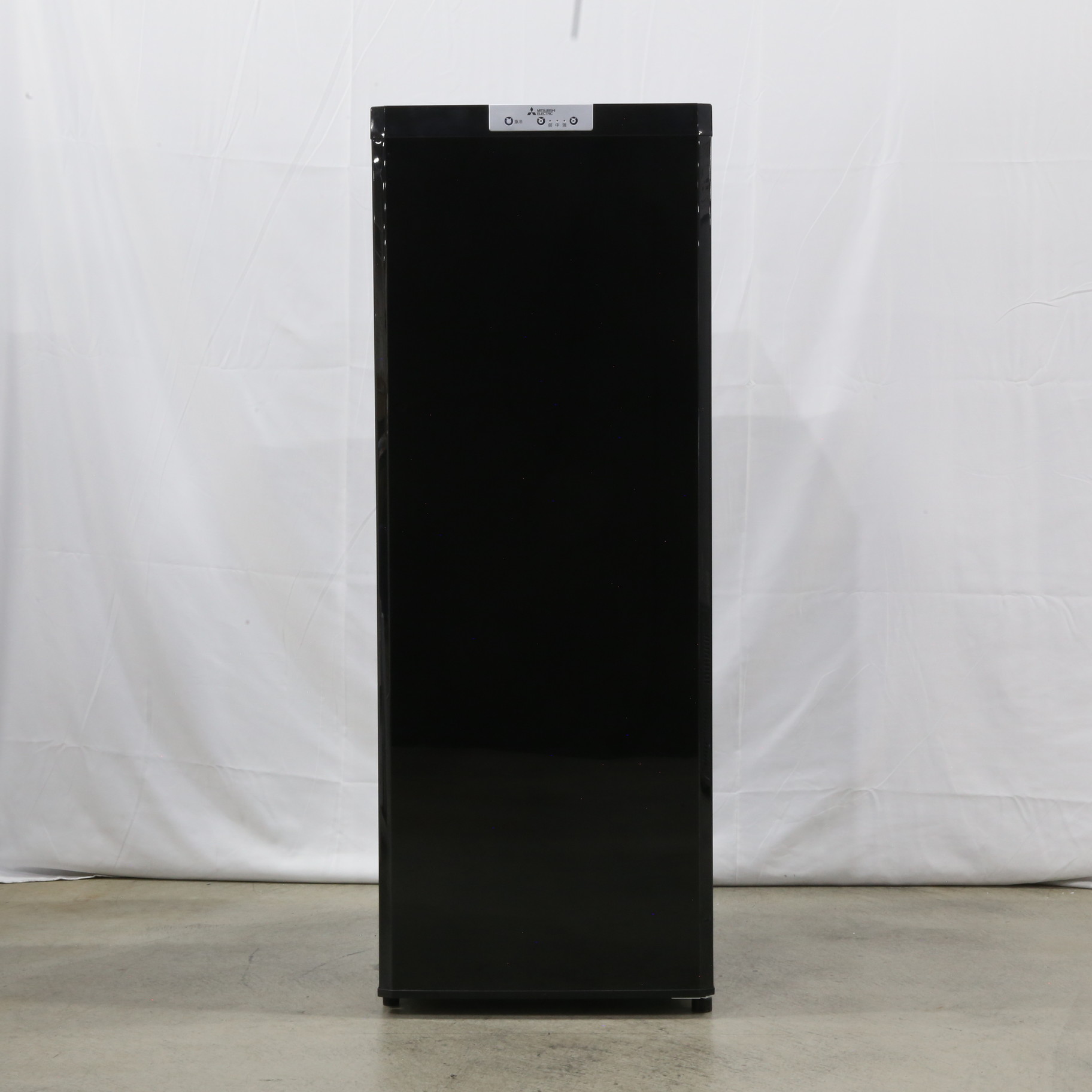 中古】〔展示品〕 冷凍庫 サファイアブラック MF-U14H-B ［幅48cm 