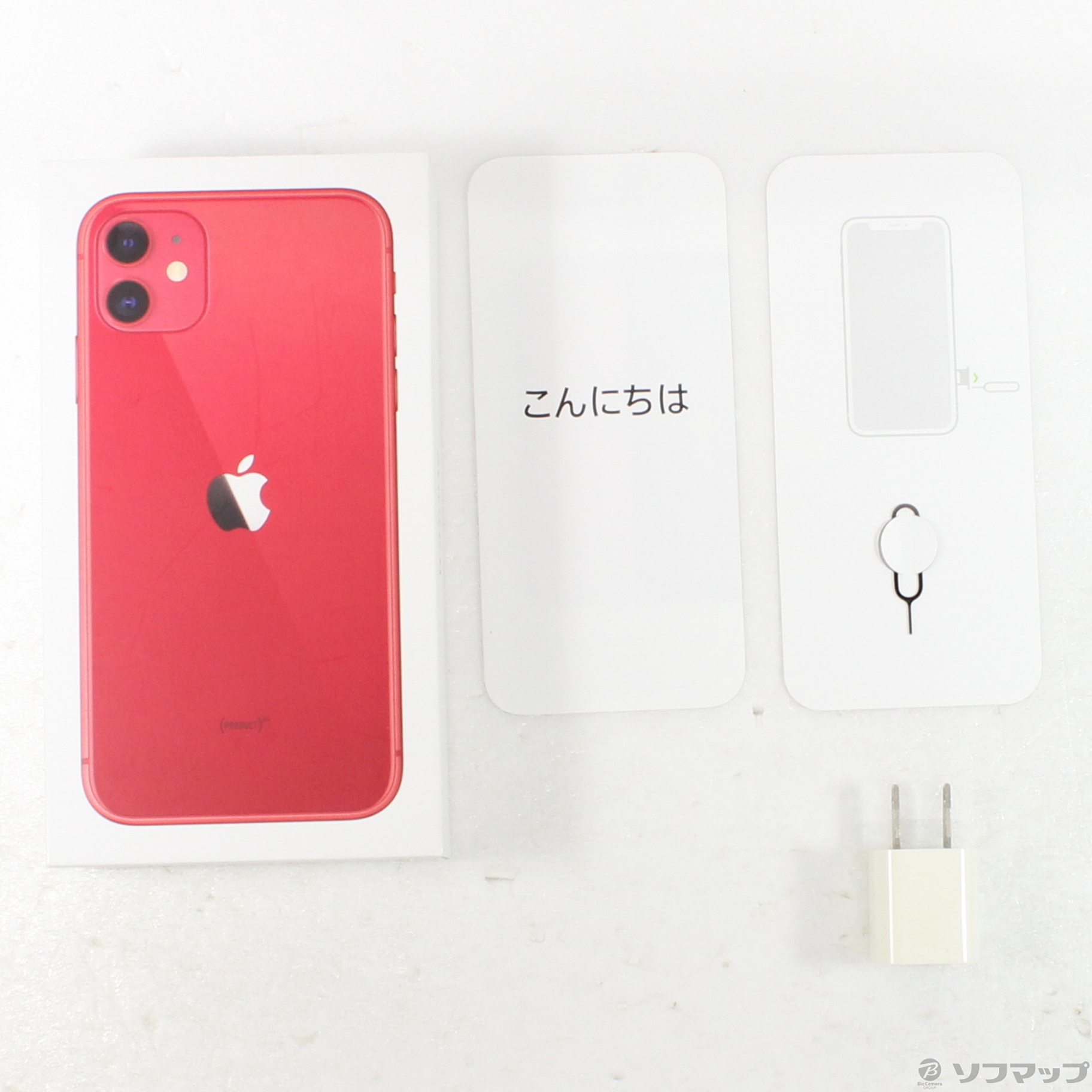 SoftBank 【SIMロックなし】MWM32J/A iPhone 11 128GB レッド
