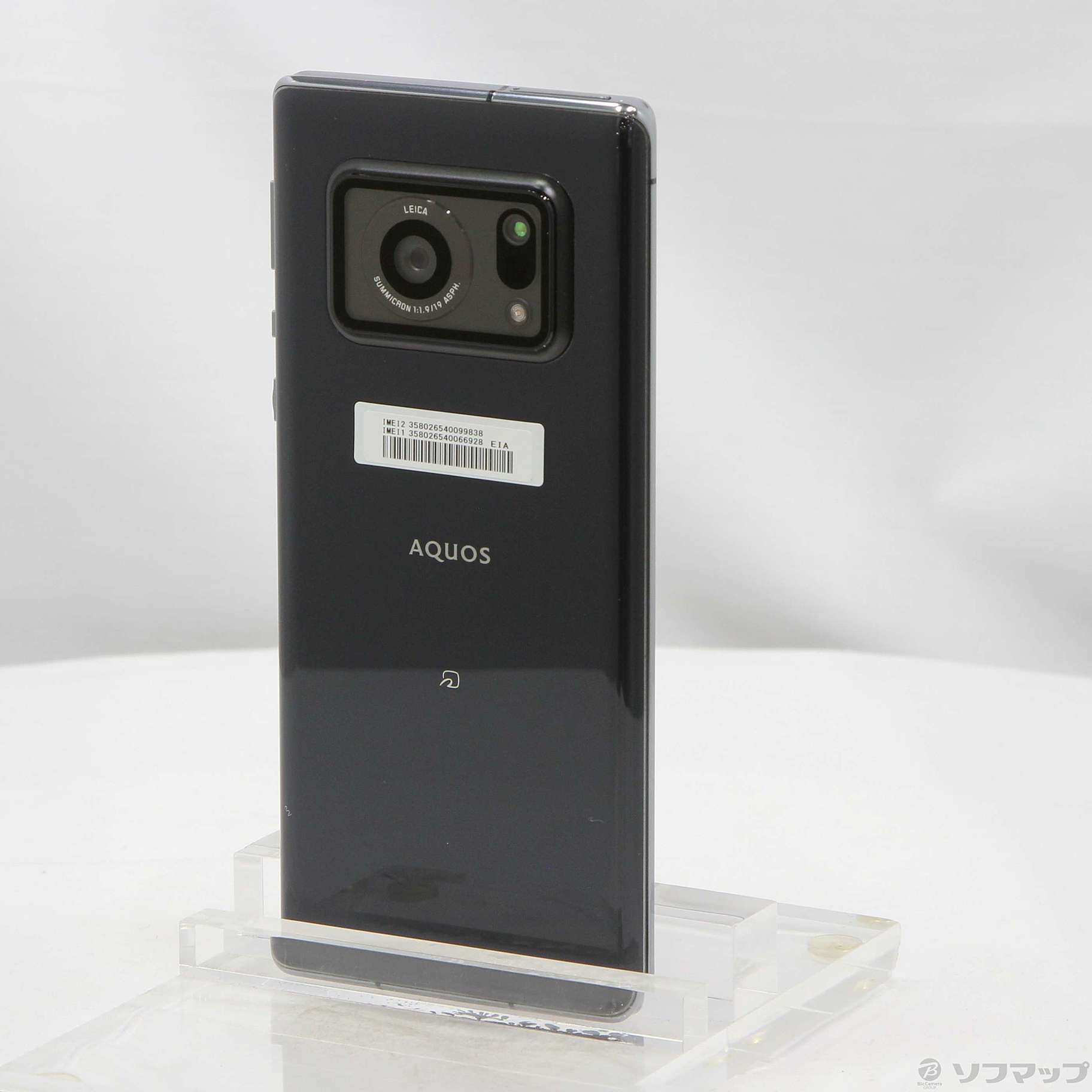 中古】AQUOS R6 128GB ブラック SH-M22 SIMフリー [2133059182200] - リコレ！|ビックカメラグループ  ソフマップの中古通販サイト