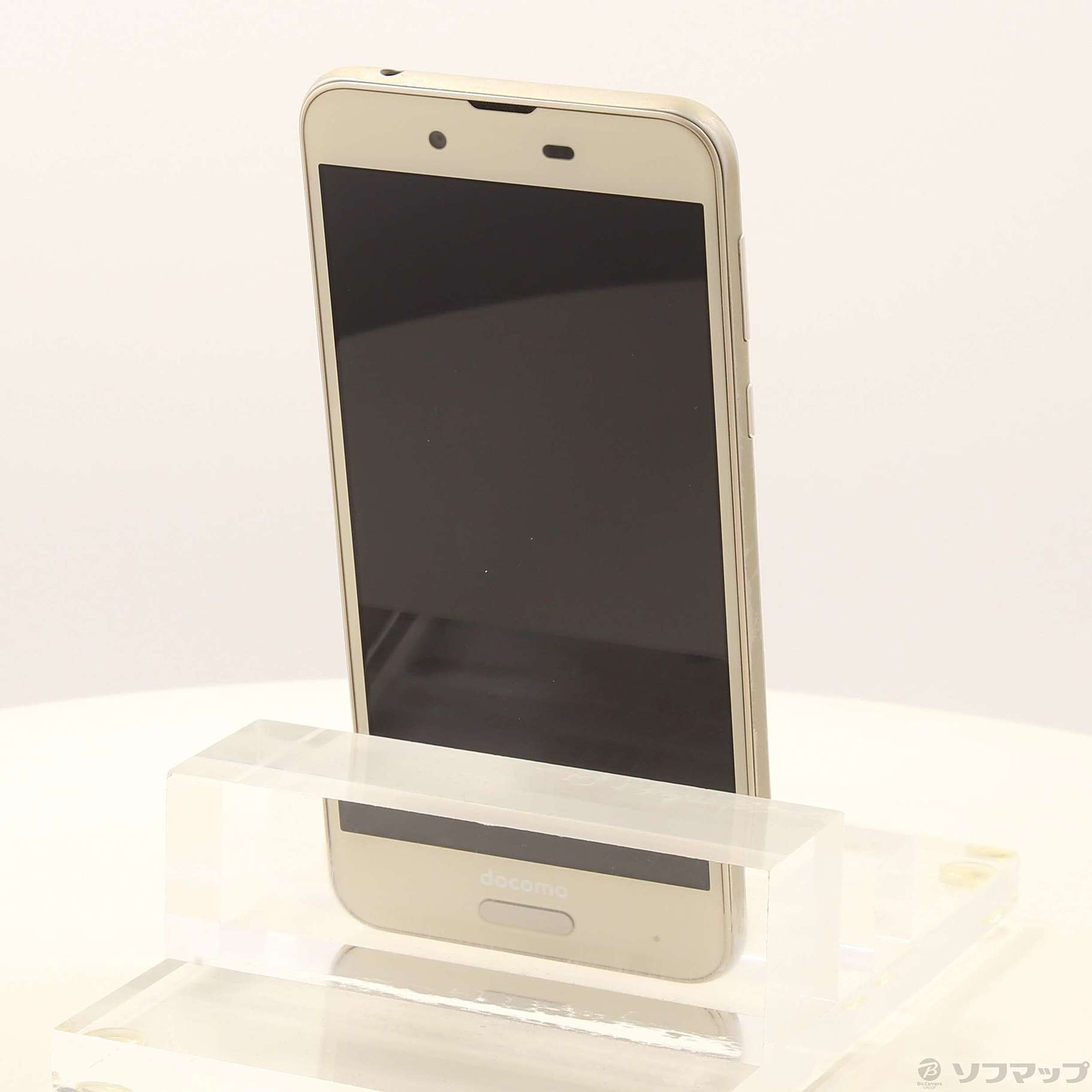 中古】AQUOS sense 32GB シャンパンゴールド SH-01K docomo