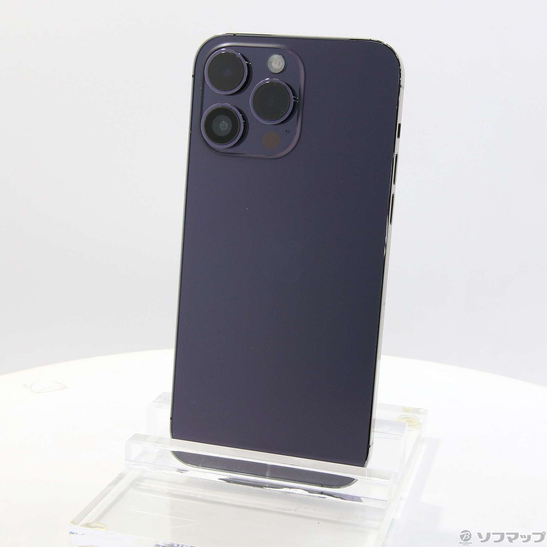 中古】セール対象品 iPhone14 Pro Max 256GB ディープパープル MQ9E3J 