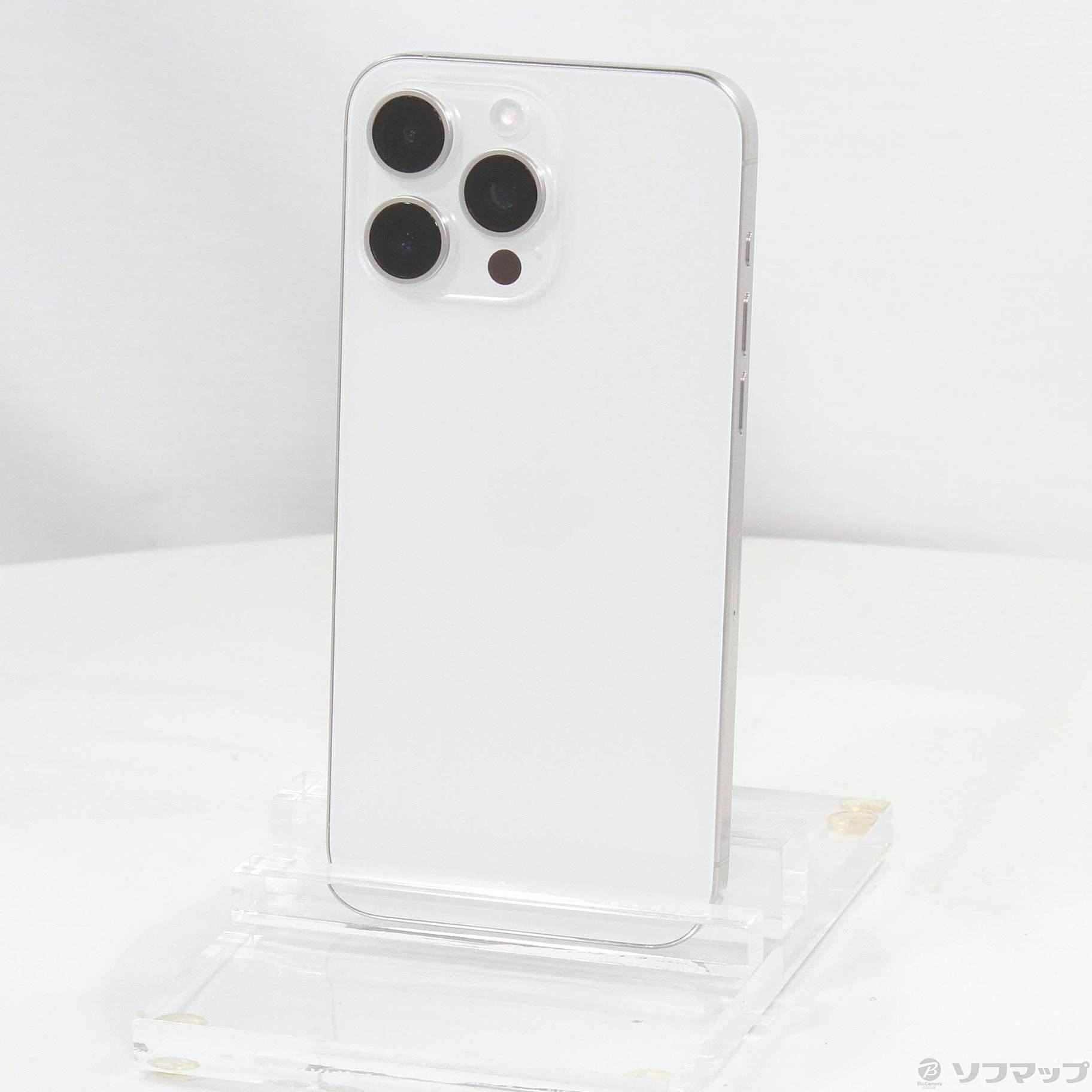 中古】iPhone15 Pro Max 1TB ホワイトチタニウム MU703J／A SIMフリー 