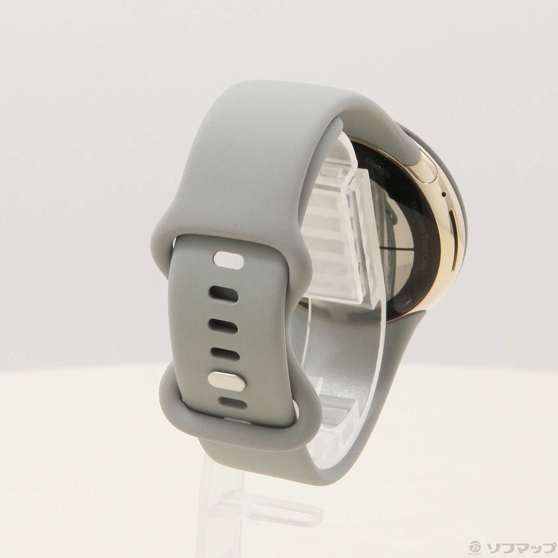 中古】Google Pixel Watch LTE GA04122-TW Champagne Goldケース 