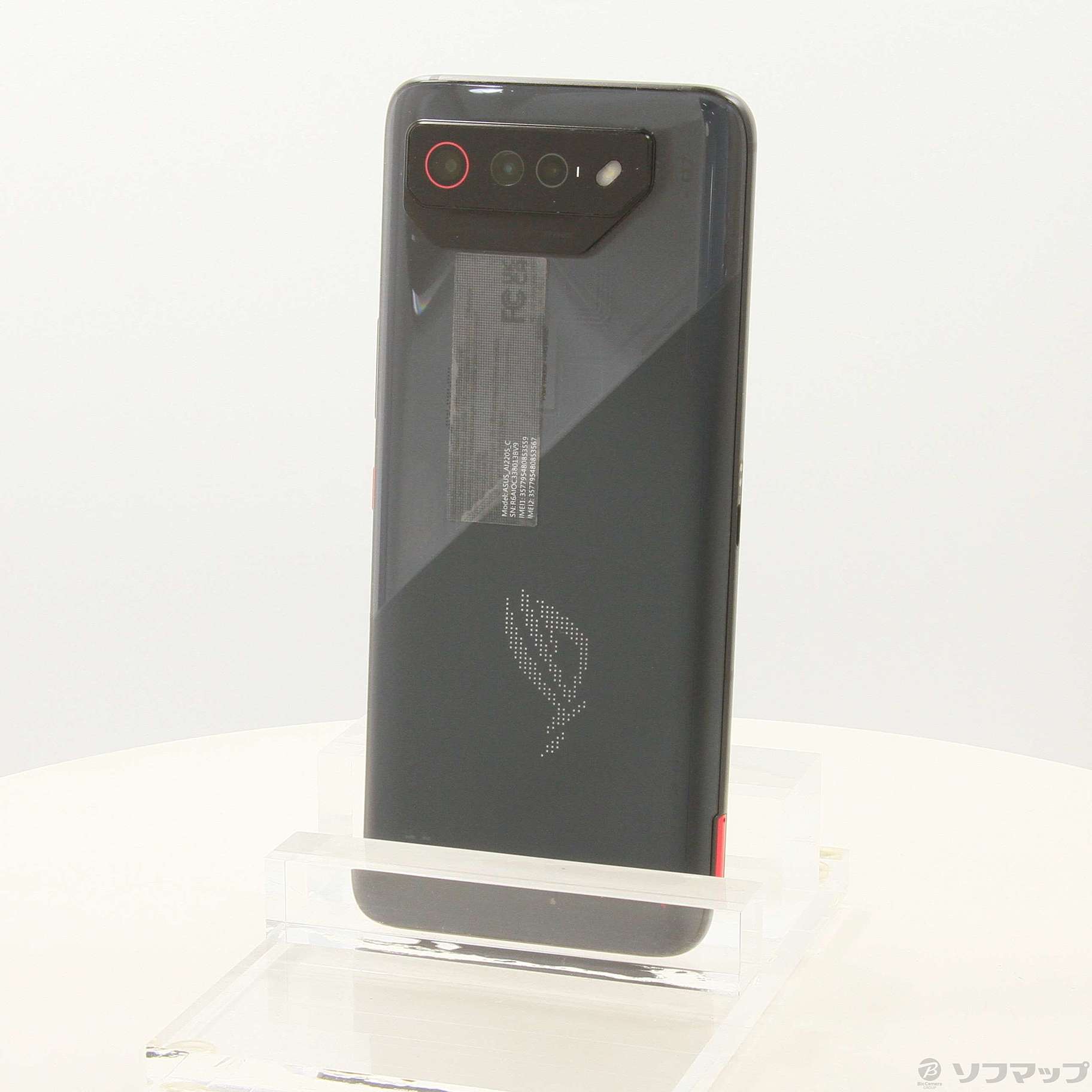 競売 中古】ROG Phone 7 512GB ファントムブラック ROG7BK16R512 SIM スマートフォン本体