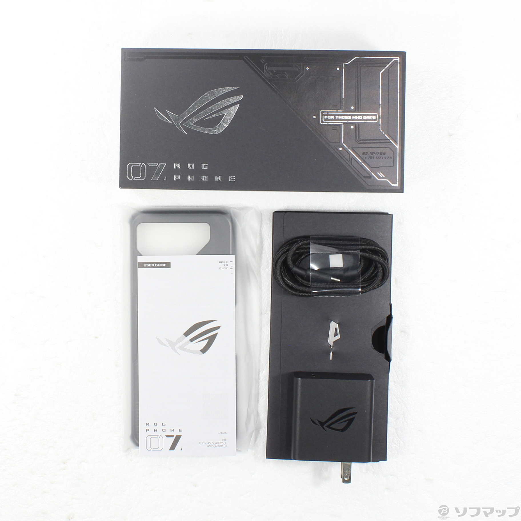 中古】ROG Phone 7 512GB ファントムブラック ROG7BK16R512 SIMフリー