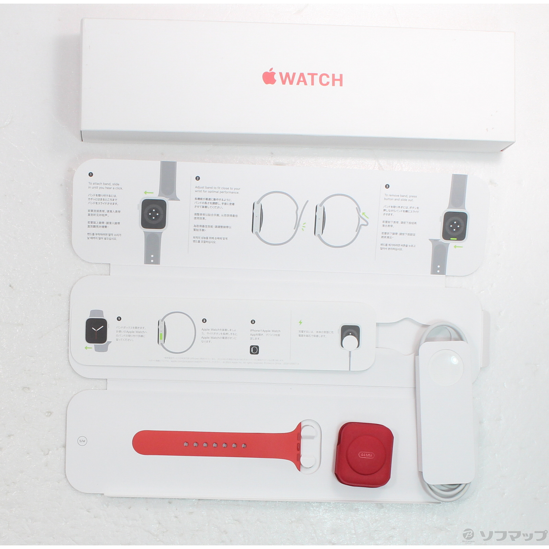中古】Apple Watch Series 6 GPS 44mm (PRODUCT)REDアルミニウムケース