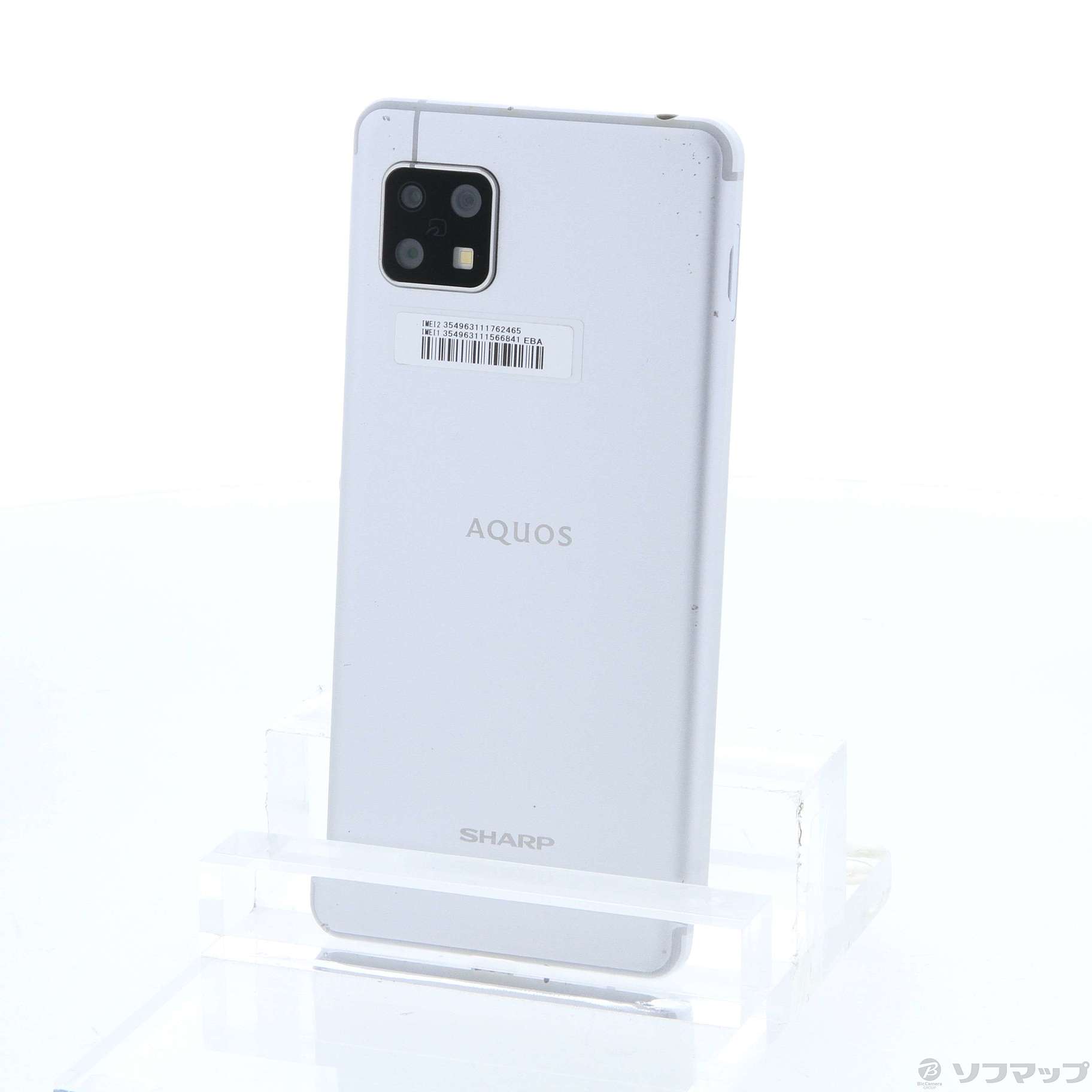 中古】AQUOS sense4 64GB シルバー SH-M15 SIMフリー [2133059248340] - リコレ！|ビックカメラグループ  ソフマップの中古通販サイト