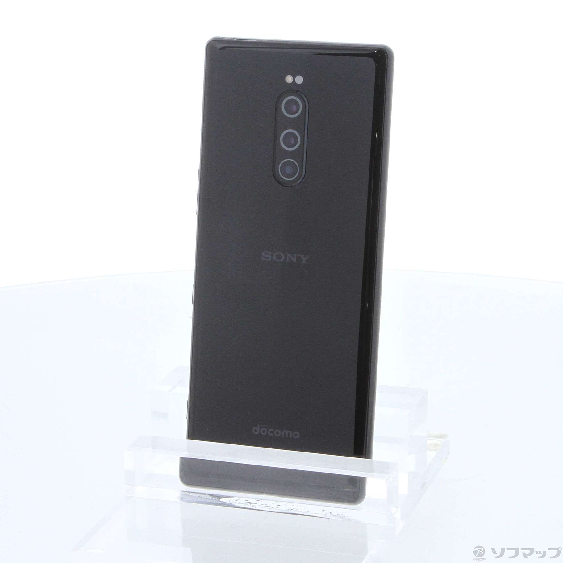 中古】Xperia 1 64GB ブラック SO-03L docomoロック解除SIMフリー 