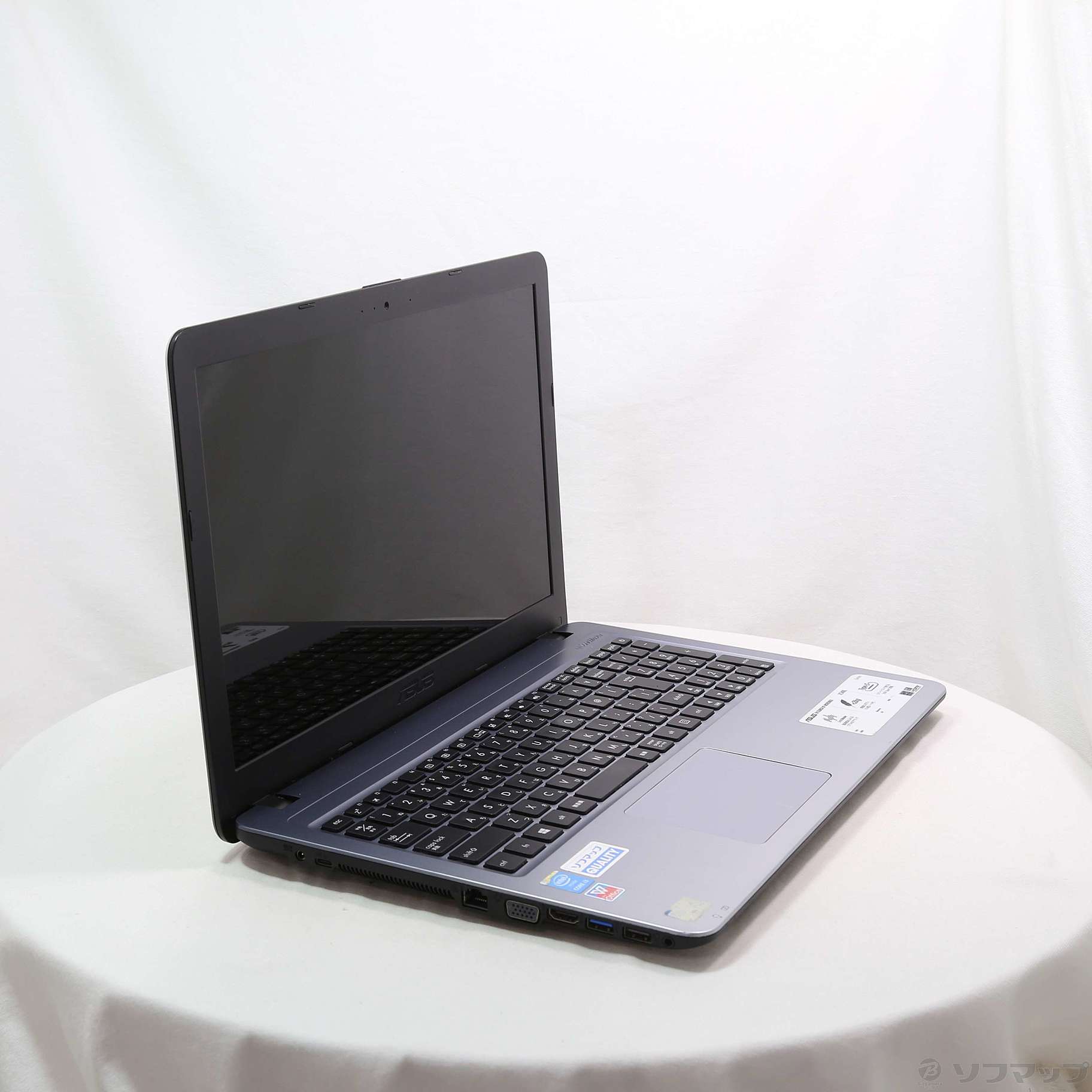 中古】格安安心パソコン VivoBook X540LA X540LA-HSILVER シルバーグラディエント 〔Windows 10〕  ［Core-i3-5005U (2GHz)／4GB／HDD500GB／15.6インチワイド］ [2133059267860] -  リコレ！|ビックカメラグループ ソフマップの中古通販サイト