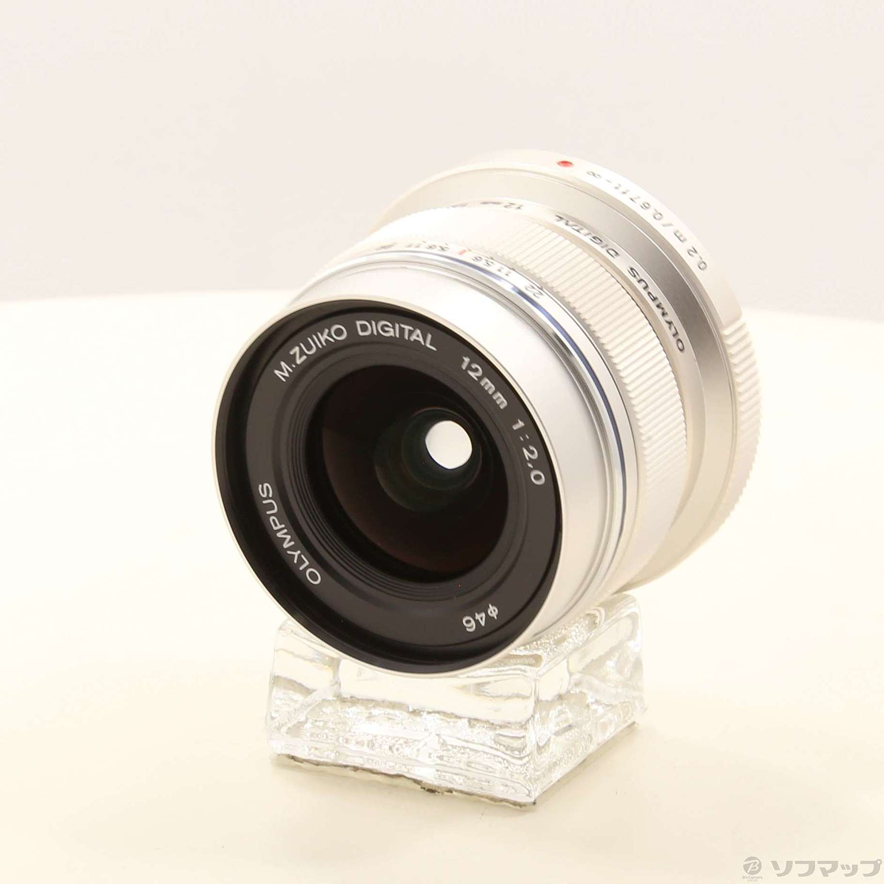 オリンパス　レンズ　ED12mm　f2.0 中古セール対象品  DIGITAL ED 12mm F2.0 (レンズ／シルバー