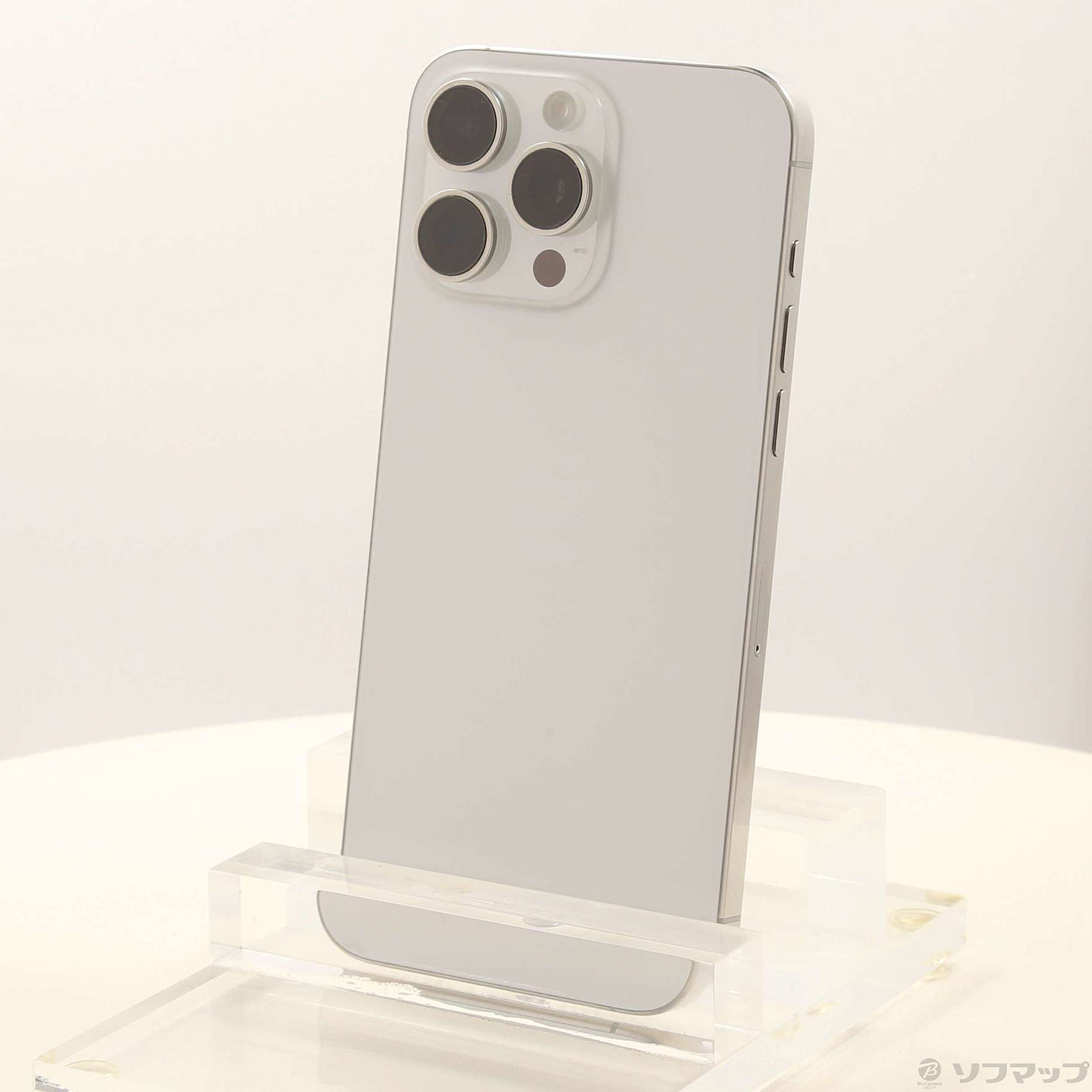中古】iPhone15 Pro Max 256GB ホワイトチタニウム 3M741J／A SIM 