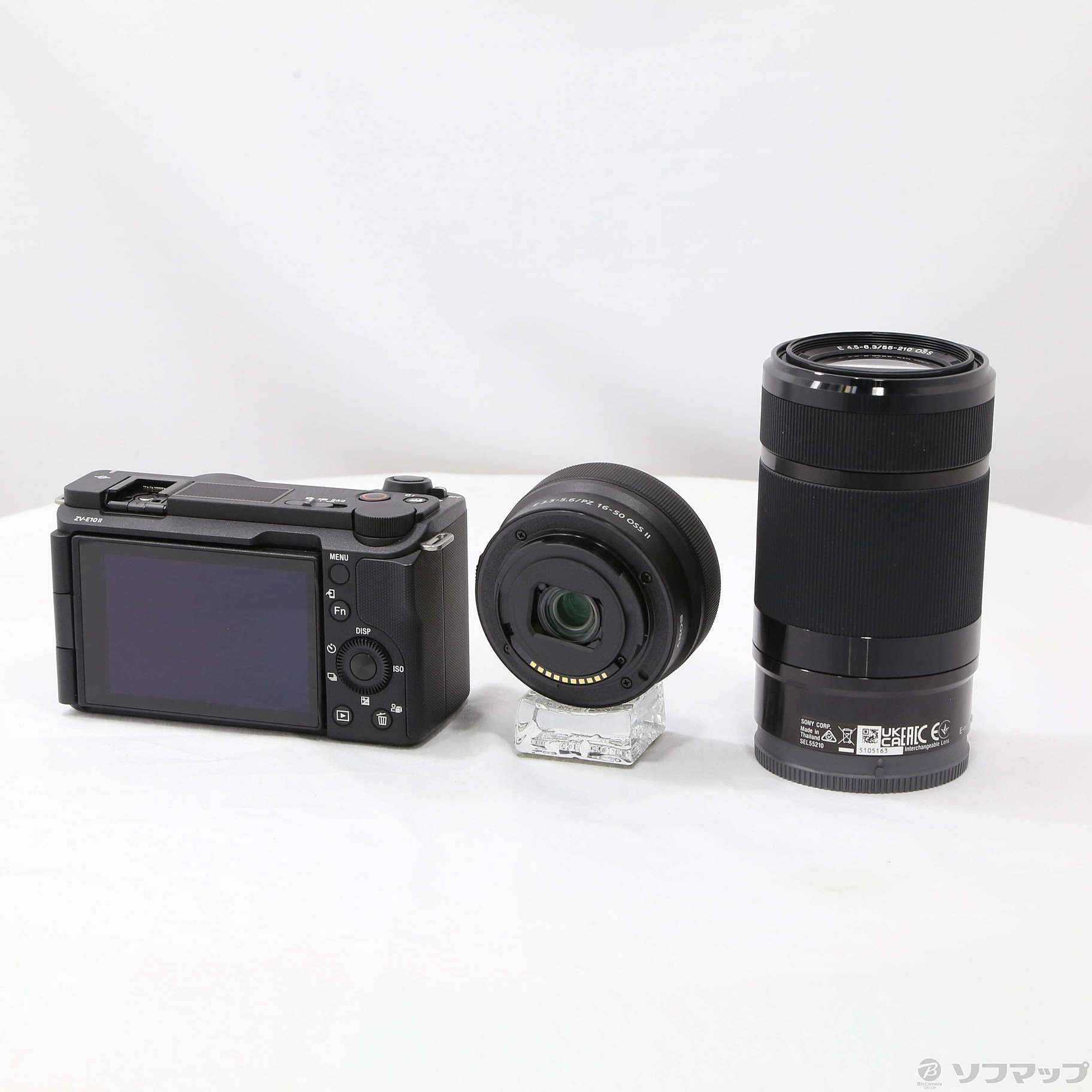 中古】ZV-E10 II ダブルズームレンズキット ブラック ZV-E10M2X B