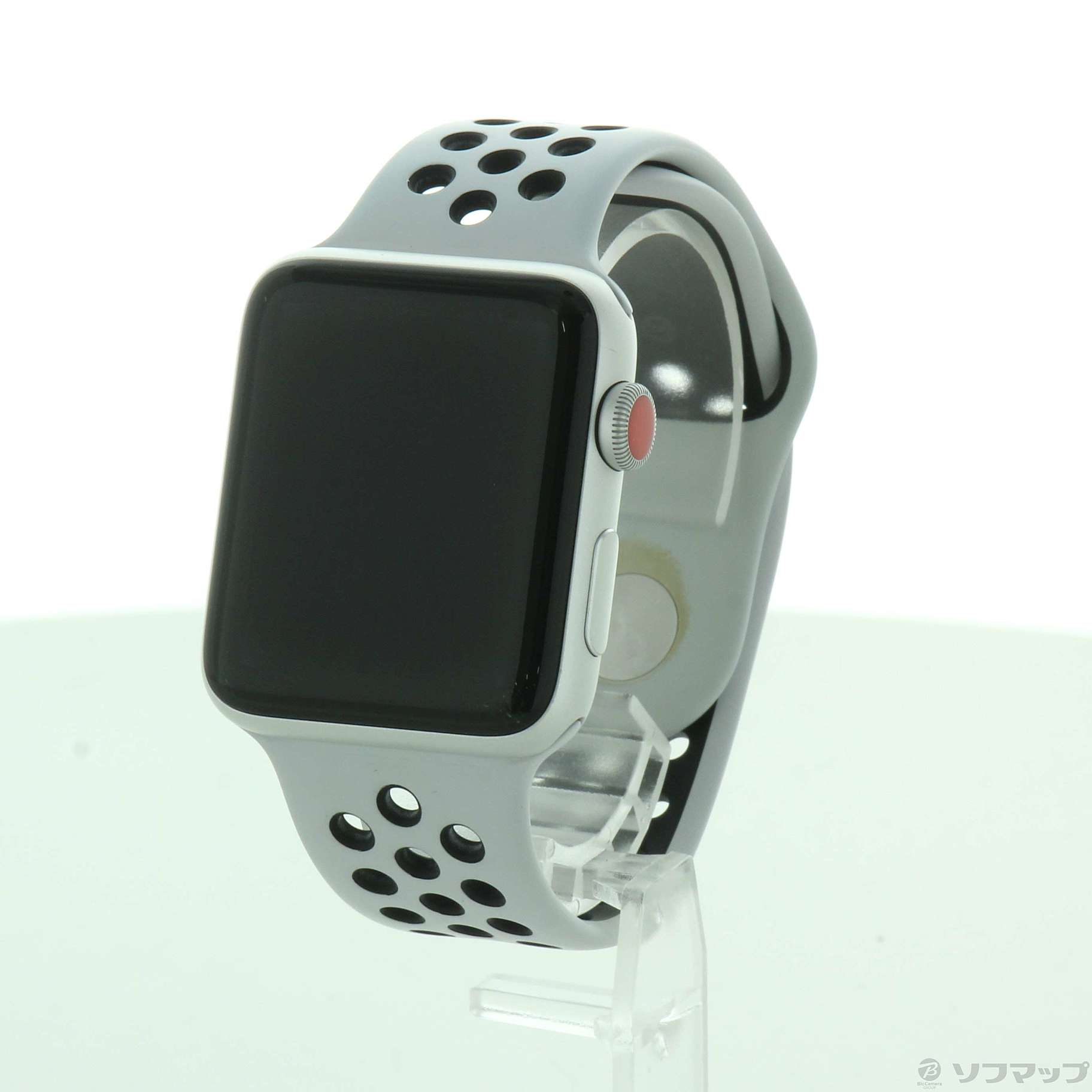 中古】Apple Watch Series 3 Nike+ GPS + Cellular 42mm シルバーアルミニウムケース ピュアプラチナ／ブラック Nikeスポーツバンド [2133059307160] - リコレ！|ビックカメラグループ ソフマップの中古通販サイト