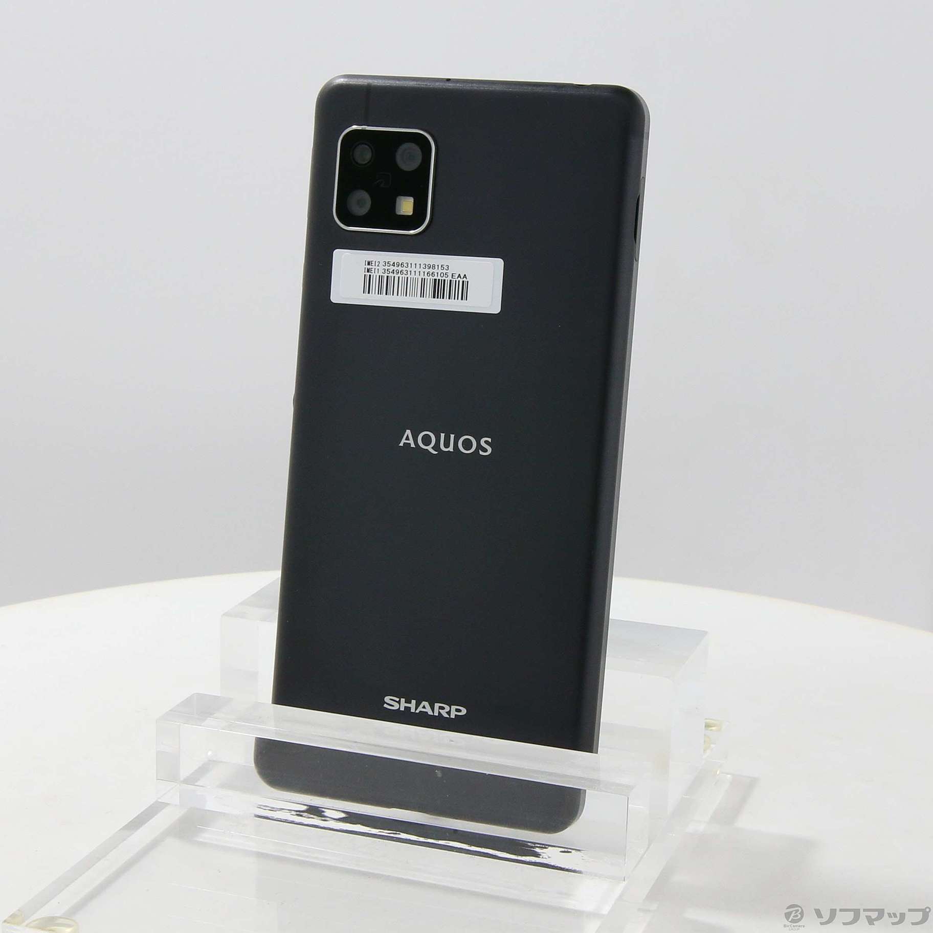 中古】AQUOS sense4 64GB ブラック SH-M15 SIMフリー [2133059308723] - リコレ！|ビックカメラグループ  ソフマップの中古通販サイト