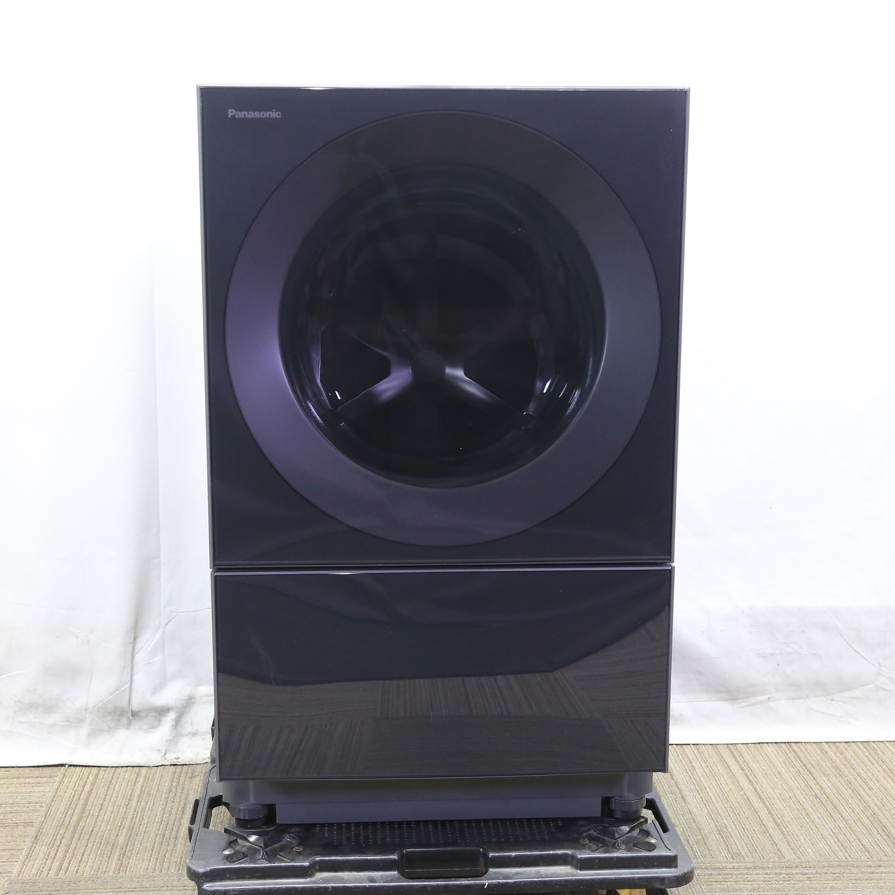 中古】〔中古品〕 ドラム式洗濯乾燥機 Cuble（キューブル） スモーキーブラック NA-VG2800L-K ［洗濯10.0kg ／乾燥5.0kg  ／ヒーター乾燥(排気タイプ) ／左開き］ [2133059354539] - リコレ！|ビックカメラグループ ソフマップの中古通販サイト