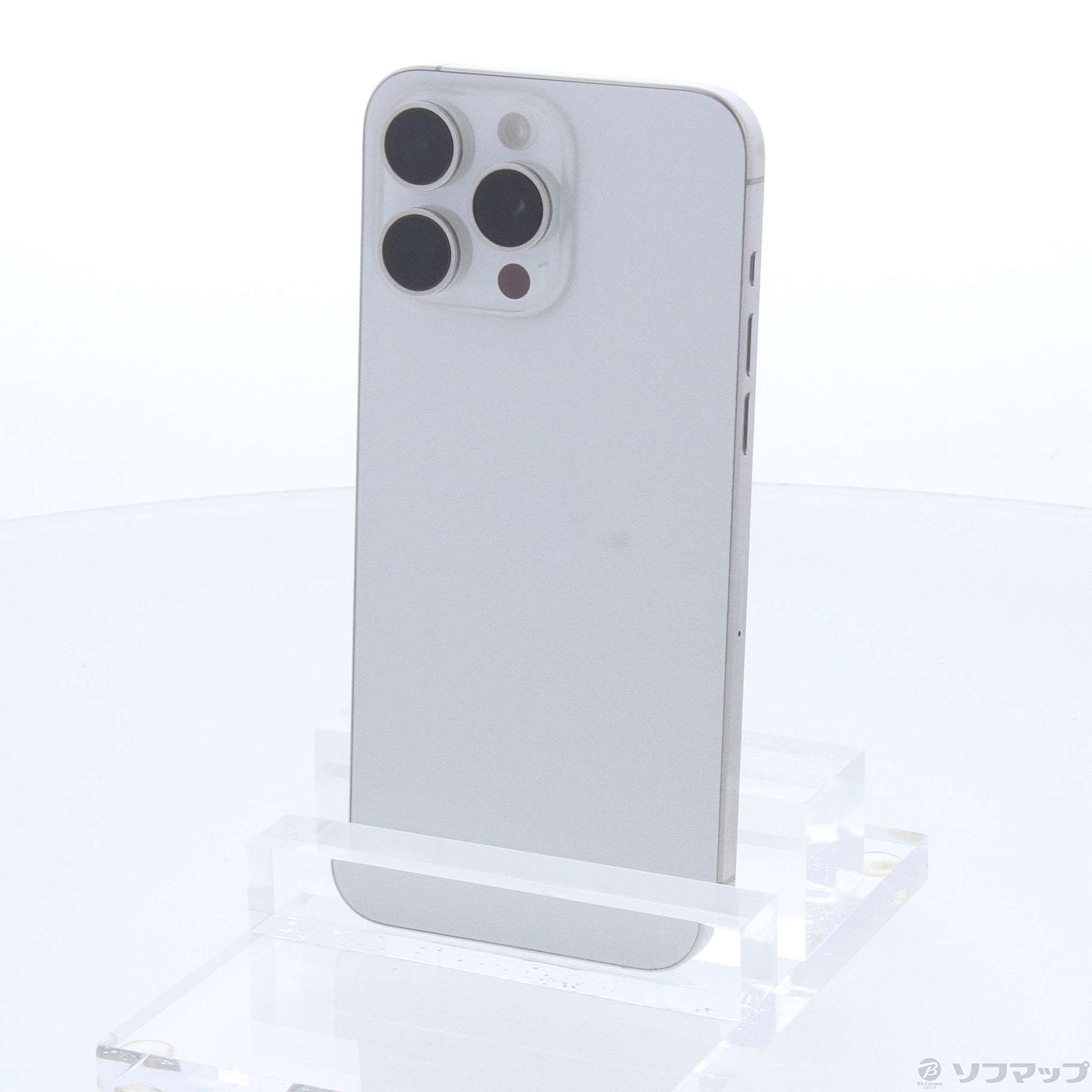 中古】iPhone15 Pro Max 512GB ホワイトチタニウム NU6V3J／A SIM 