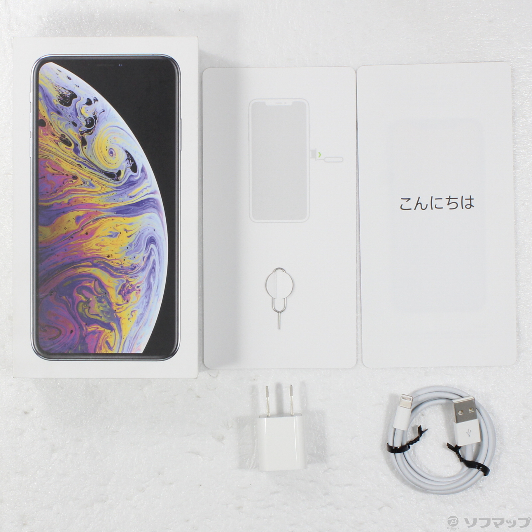 中古】iPhoneXS Max 256GB シルバー NT6V2J／A SIMフリー  
