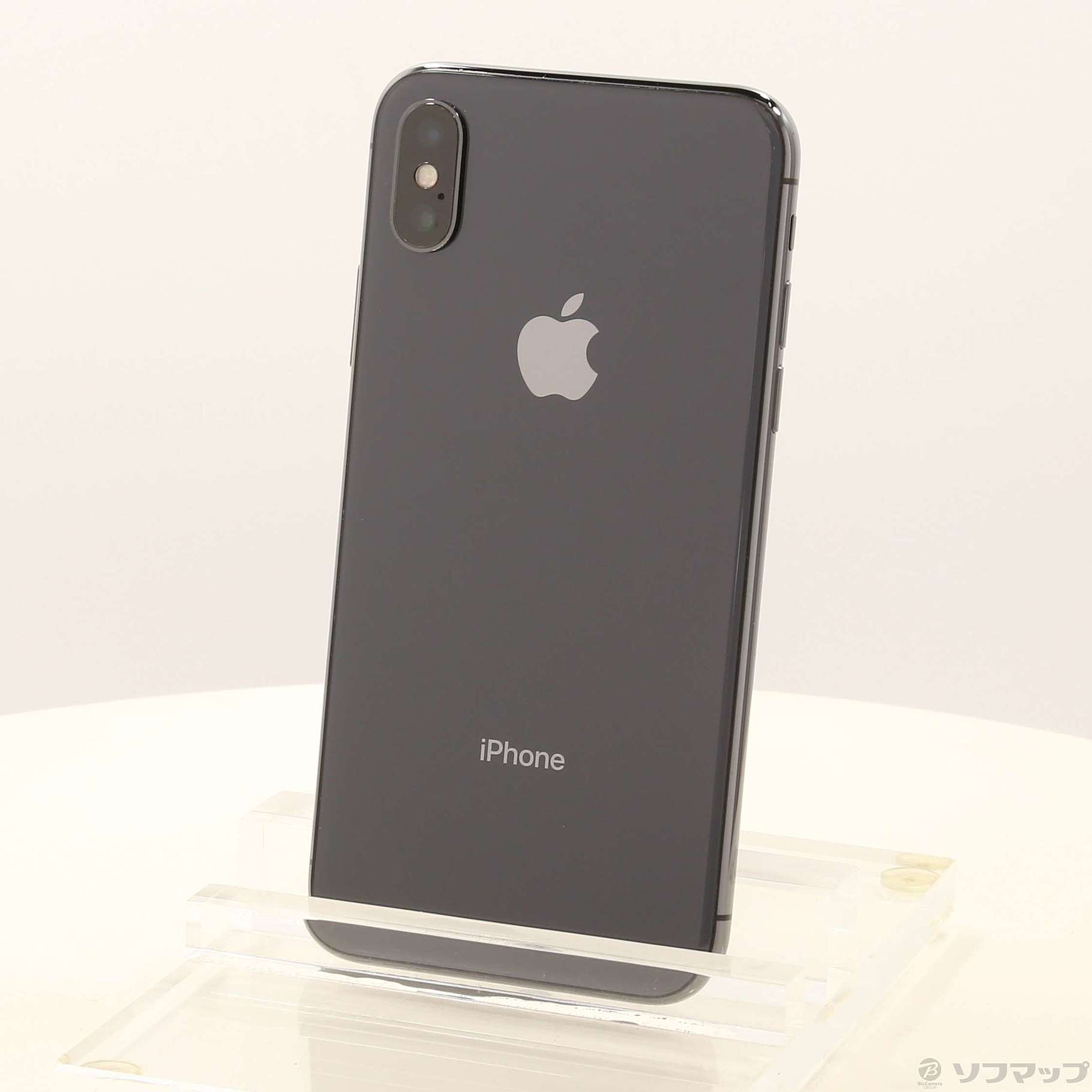 【概ね美品】iPhoneX 64GB SIMフリー MQAX2J/A スペースグ 中古】iPhoneX 64GB スペースグレイ MQAX2J／A SIMフリー