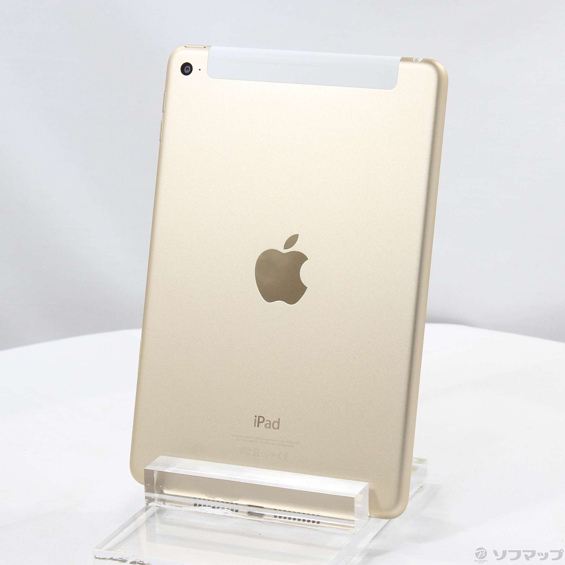 中古ソフトバンク Apple iPad mini 4 128G Wi-Fi + Cellular MK762J/A 