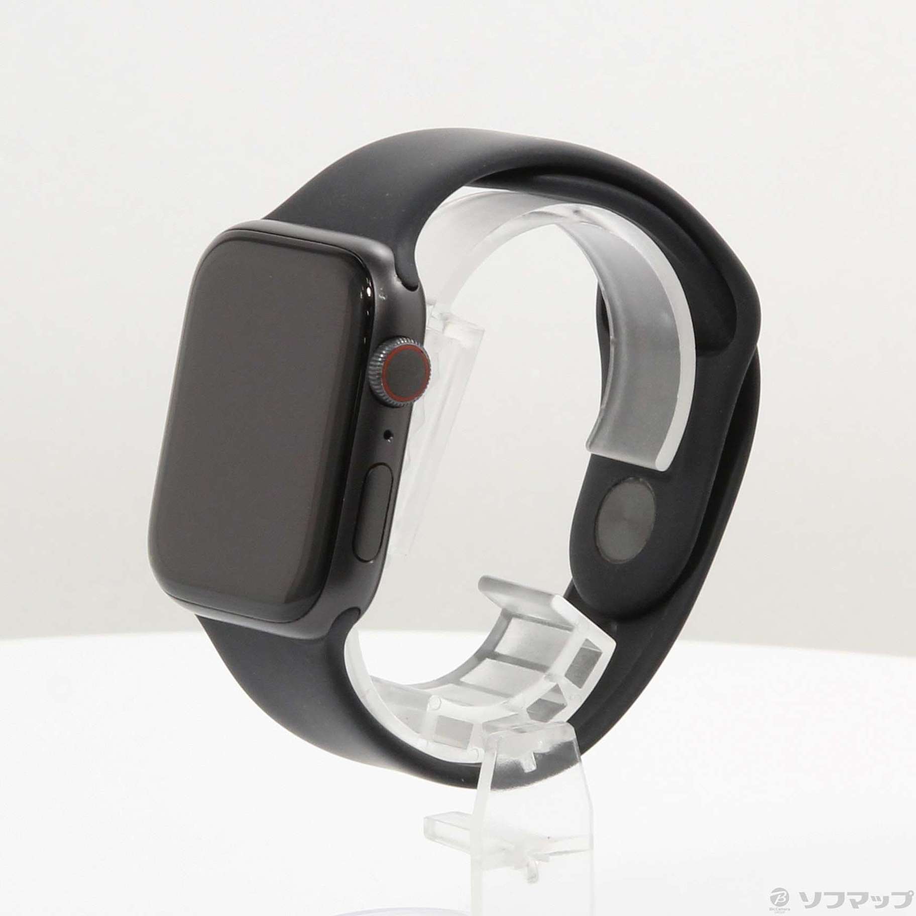 Apple Watch Series 6 GPS + Cellular 44mm スペースグレイアルミニウムケース ブラックスポーツバンド