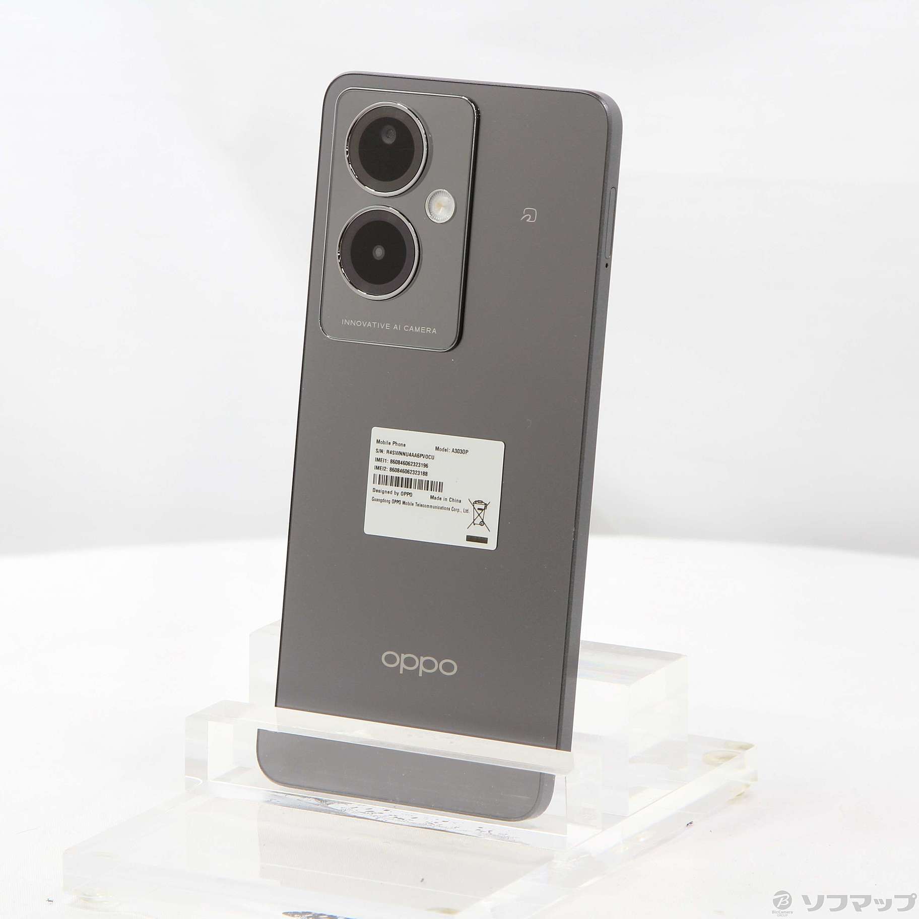 中古】OPPO A79 5G 128GB ミステリーブラック A3030P Y!mobile