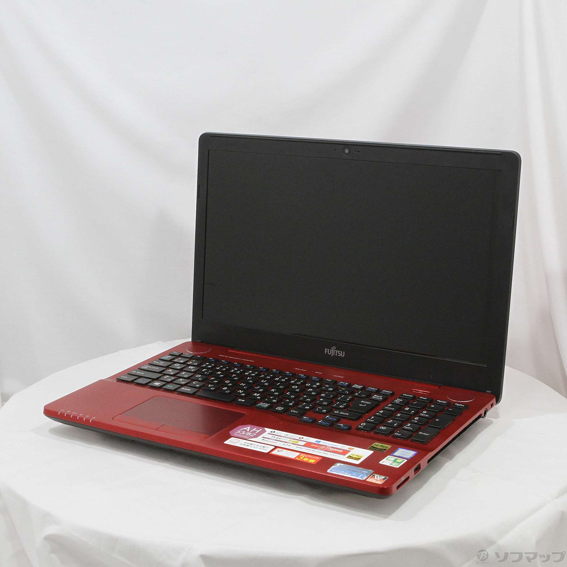 中古】格安安心パソコン LIFEBOOK AH53／B2 FMVA53B2RK ルビーレッド 