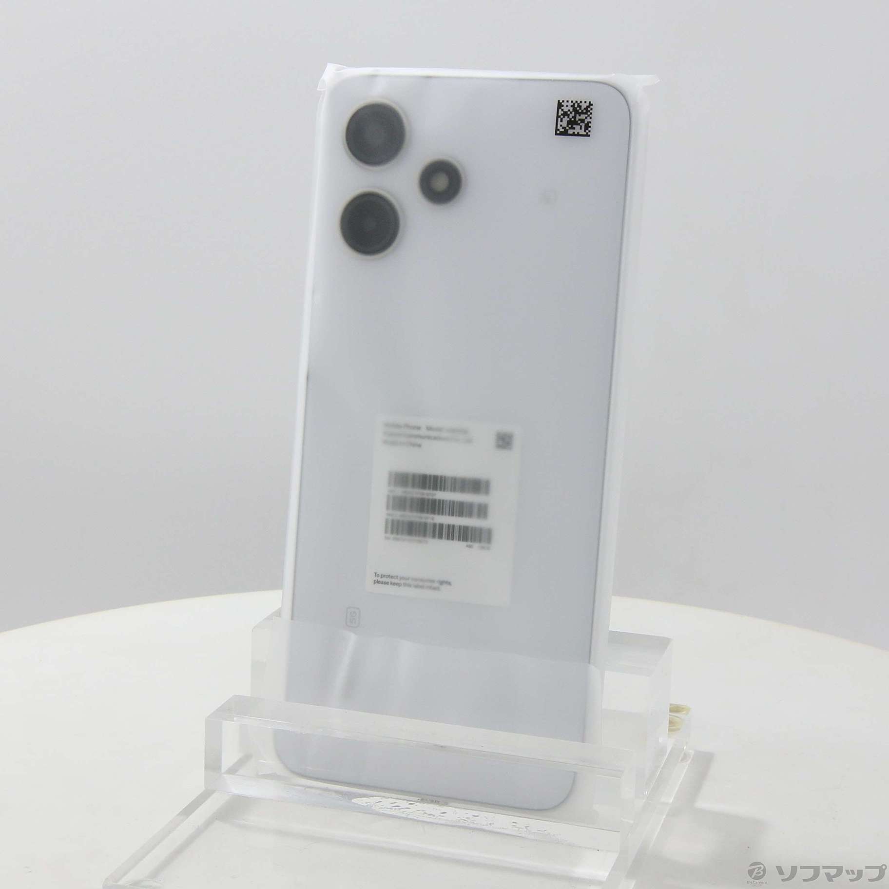 中古】Redmi 12 5G 128GB ムーンライトホワイト A401XM Softbank SIM