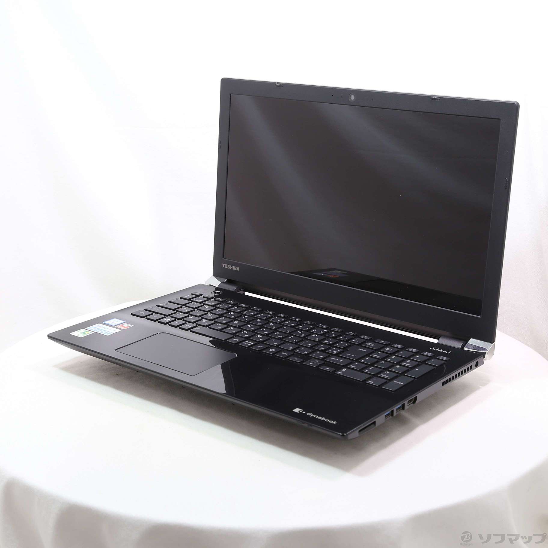 中古】格安安心パソコン dynabook T55／BB PT55BBP-BJA2 プレシャスブラック 〔Windows 10〕  ［Core-i3-6100U (2.3GHz)／4GB／HDD1TB／15.6インチワイド］ [2133059447576] -  リコレ！|ビックカメラグループ ソフマップの中古通販サイト