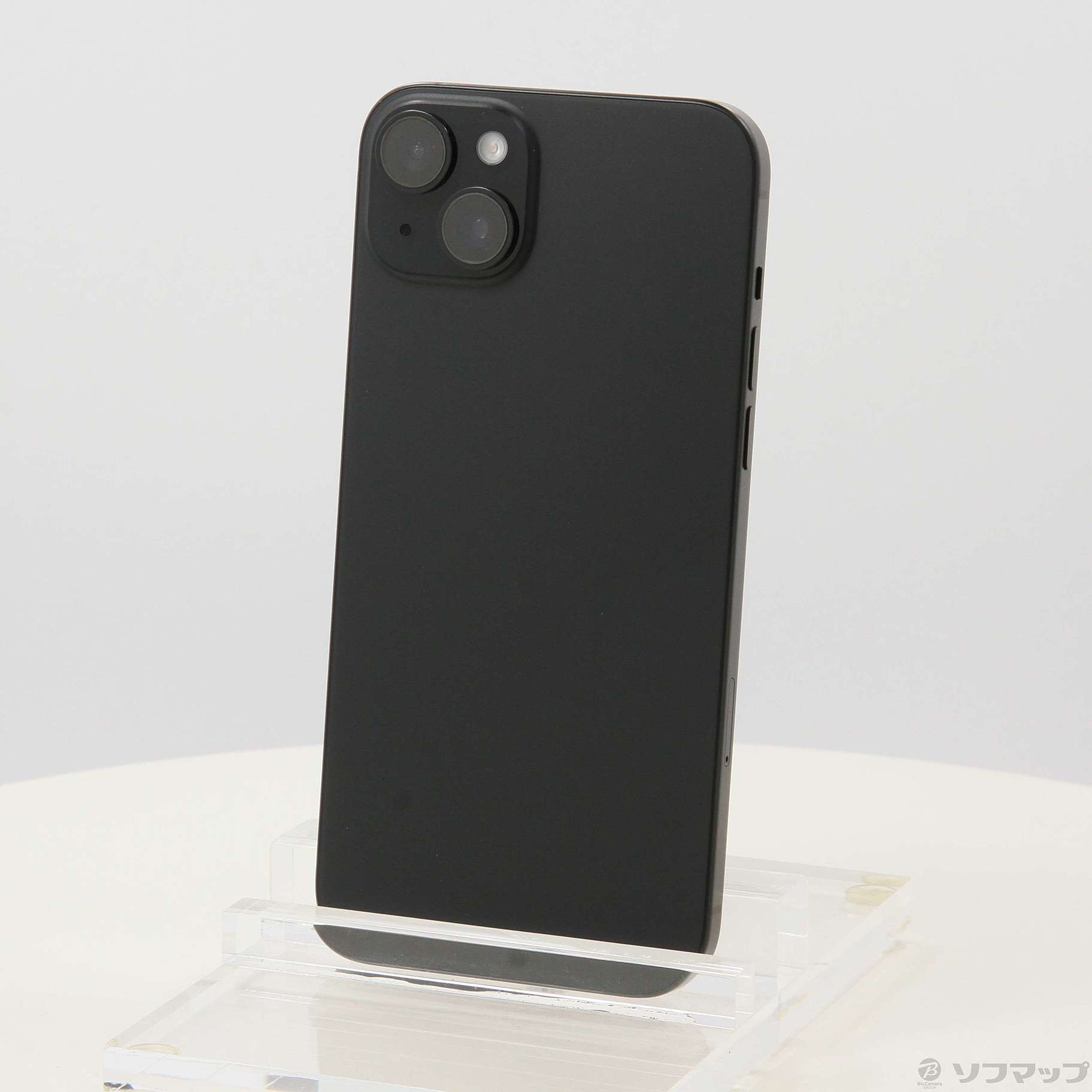 中古】iPhone15 Plus 256GB ブラック MU0F3J／A SIMフリー 