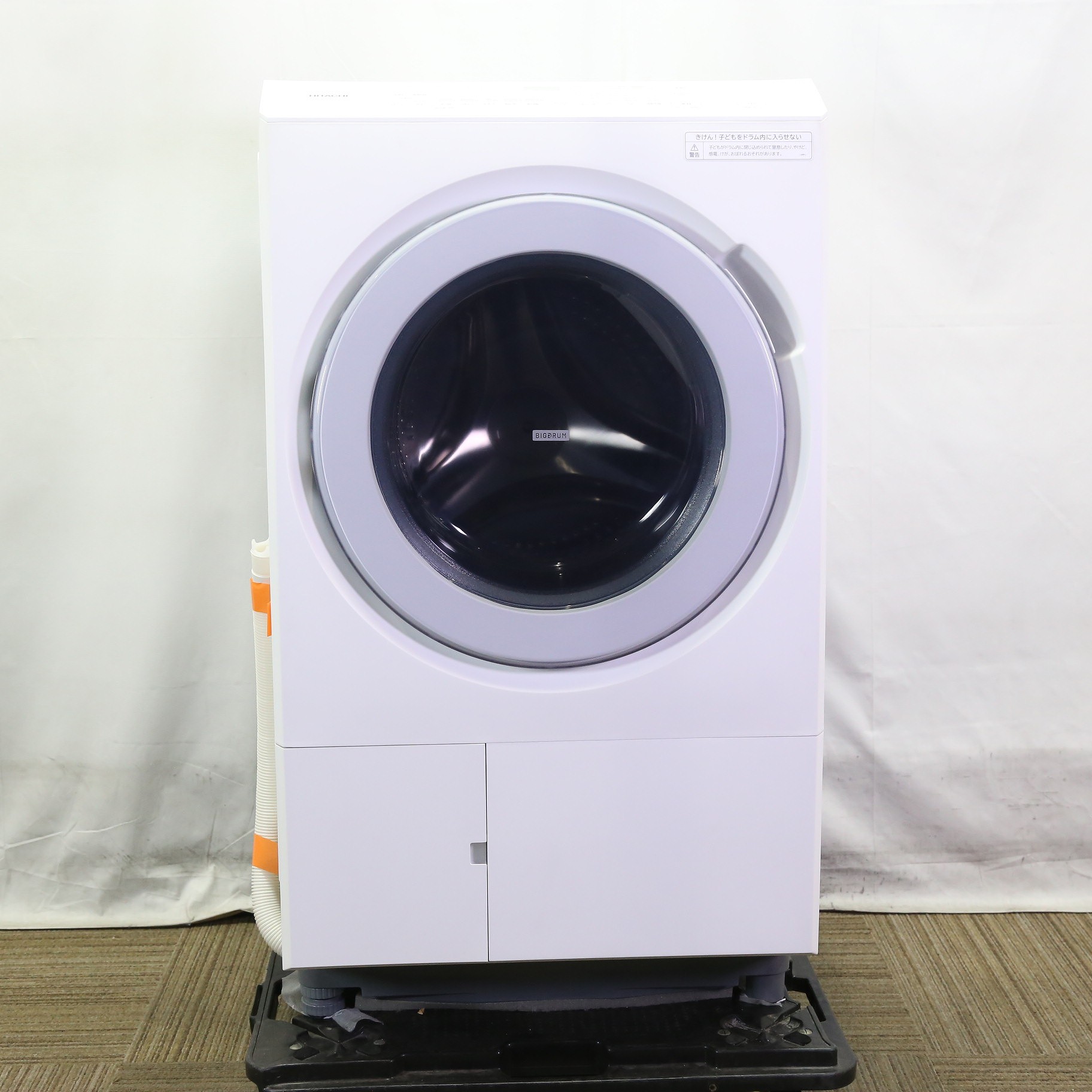 〔展示品〕 ドラム式洗濯機 ホワイト BD-SX120JL-WT ［洗濯12.0kg ／乾燥6.0kg ／ヒートポンプ乾燥 ／左開き］