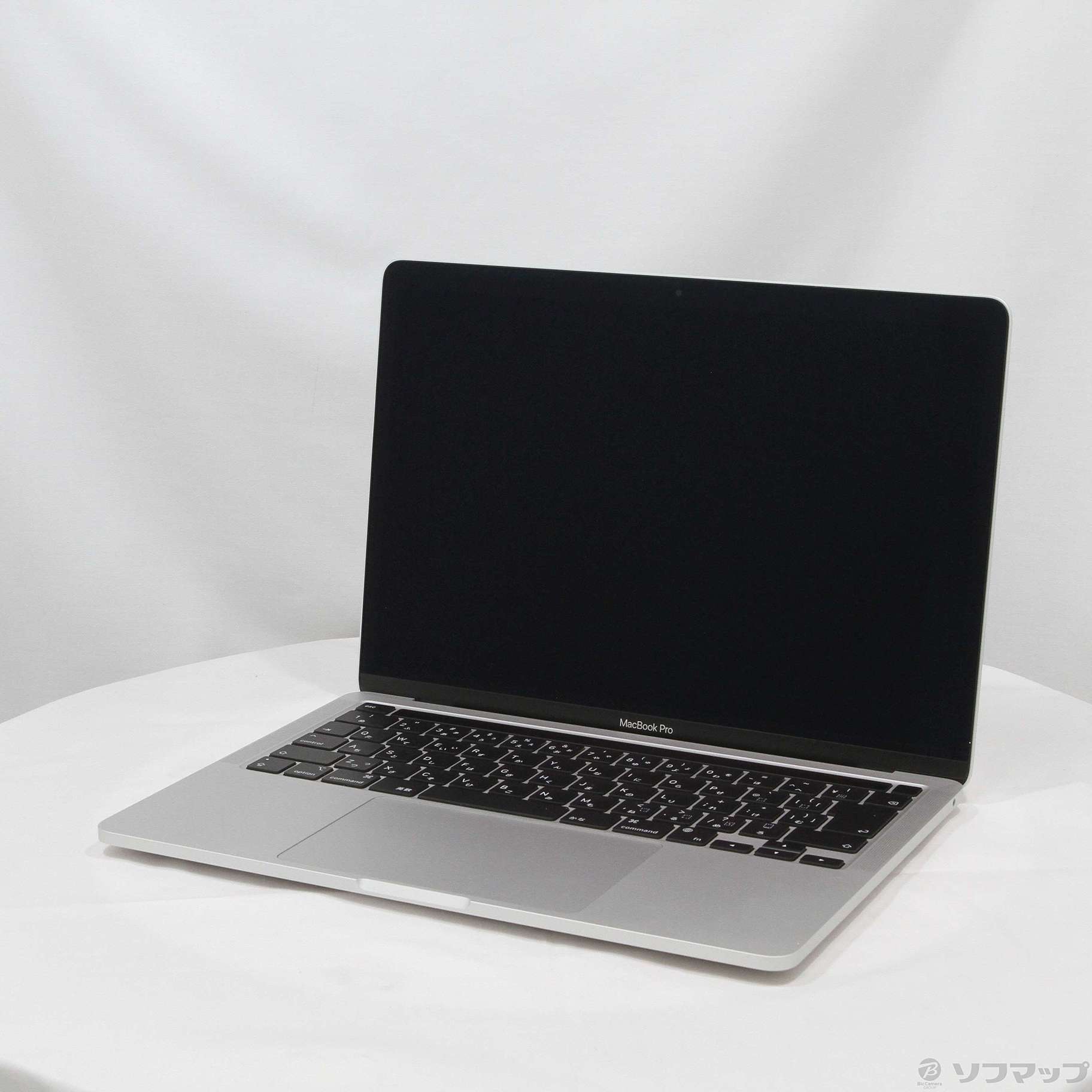 〔中古品〕 MacBook Pro 13.3-inch Mid 2022 MNEP3J／A Apple M2 8コアCPU_10コアGPU 8GB SSD256GB シルバー 〔12.6 Monterey〕