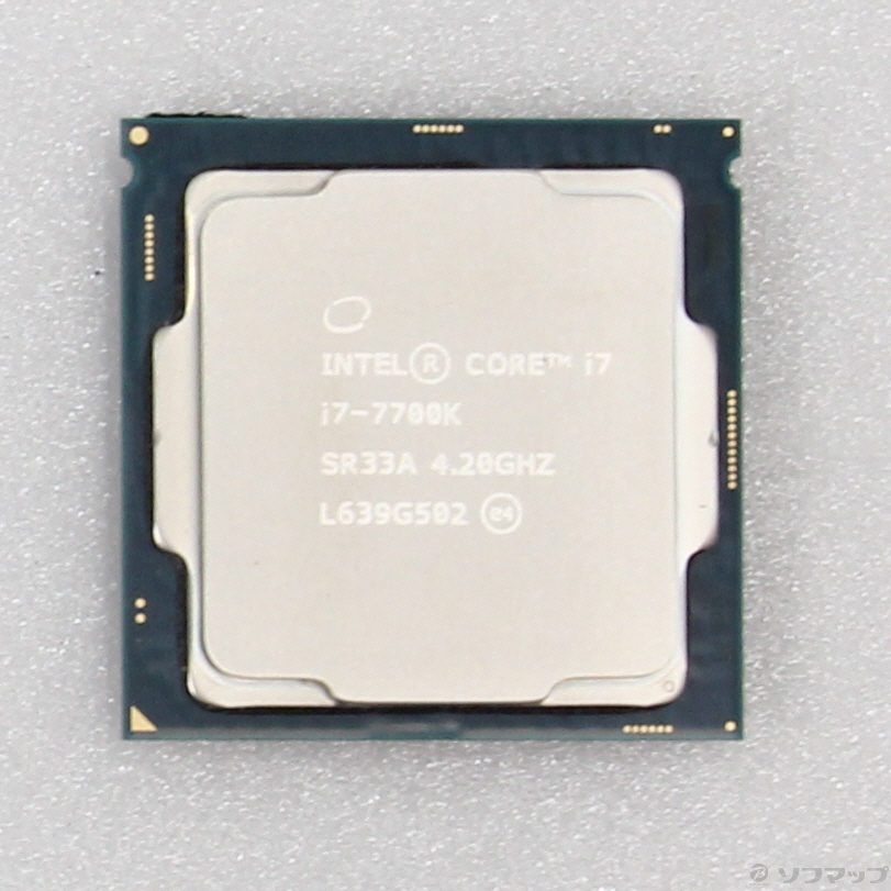 intel - Intel Core i7-7700K LGA1151 動作未確認・ジャンク扱い Intel Core i7 7700K 動作未確認 ジャンク品 LGA 1151 第7世代