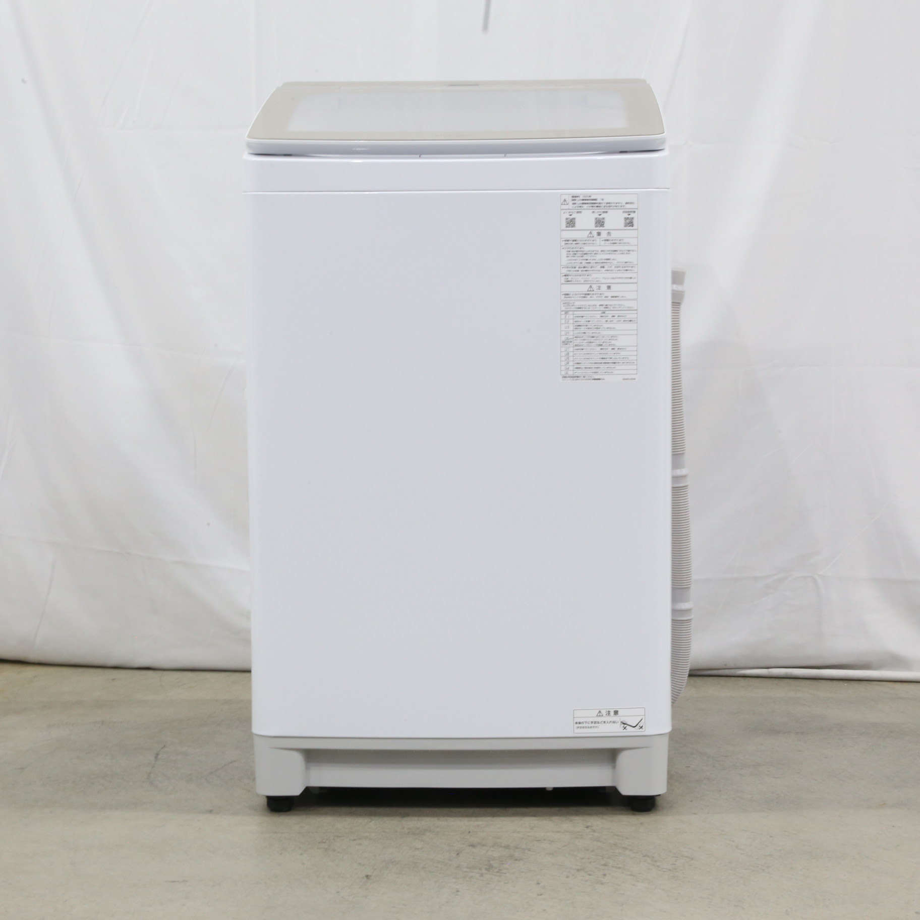 中古】〔展示品〕 インバーター全自動洗濯機10kg AQUA ﾌﾛｽﾄｺﾞｰﾙﾄﾞ AQW 