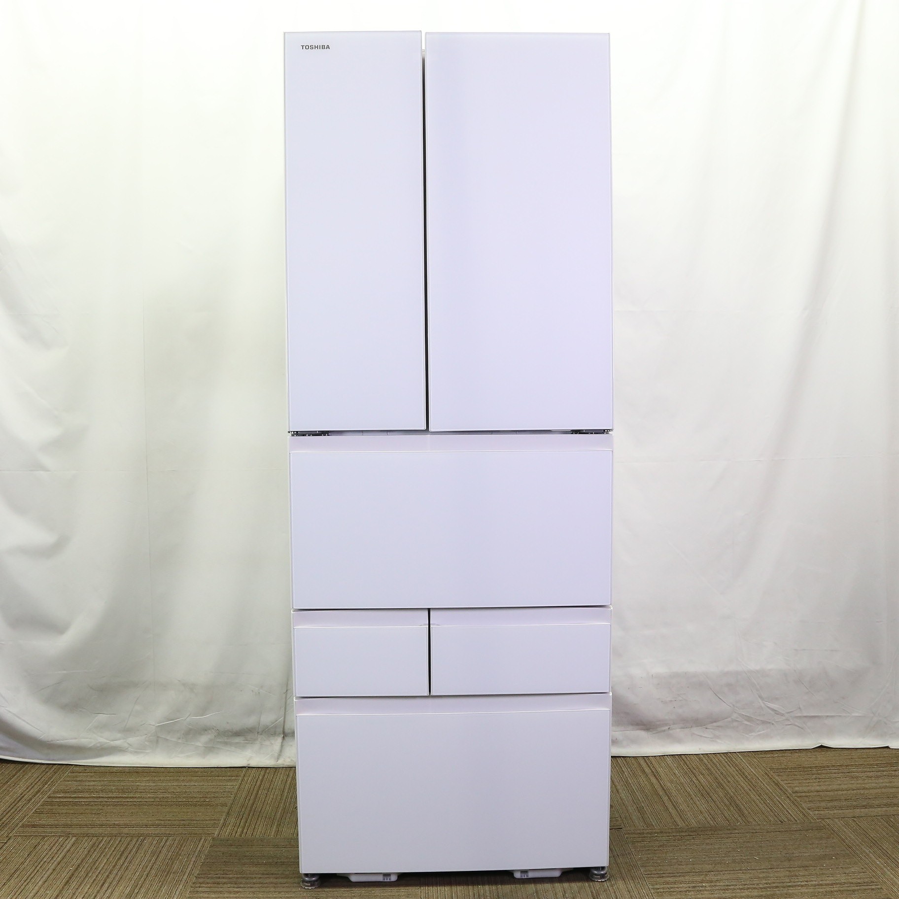 中古】〔展示品〕 冷蔵庫 グランホワイト GR-W600FH-EW ［幅68 