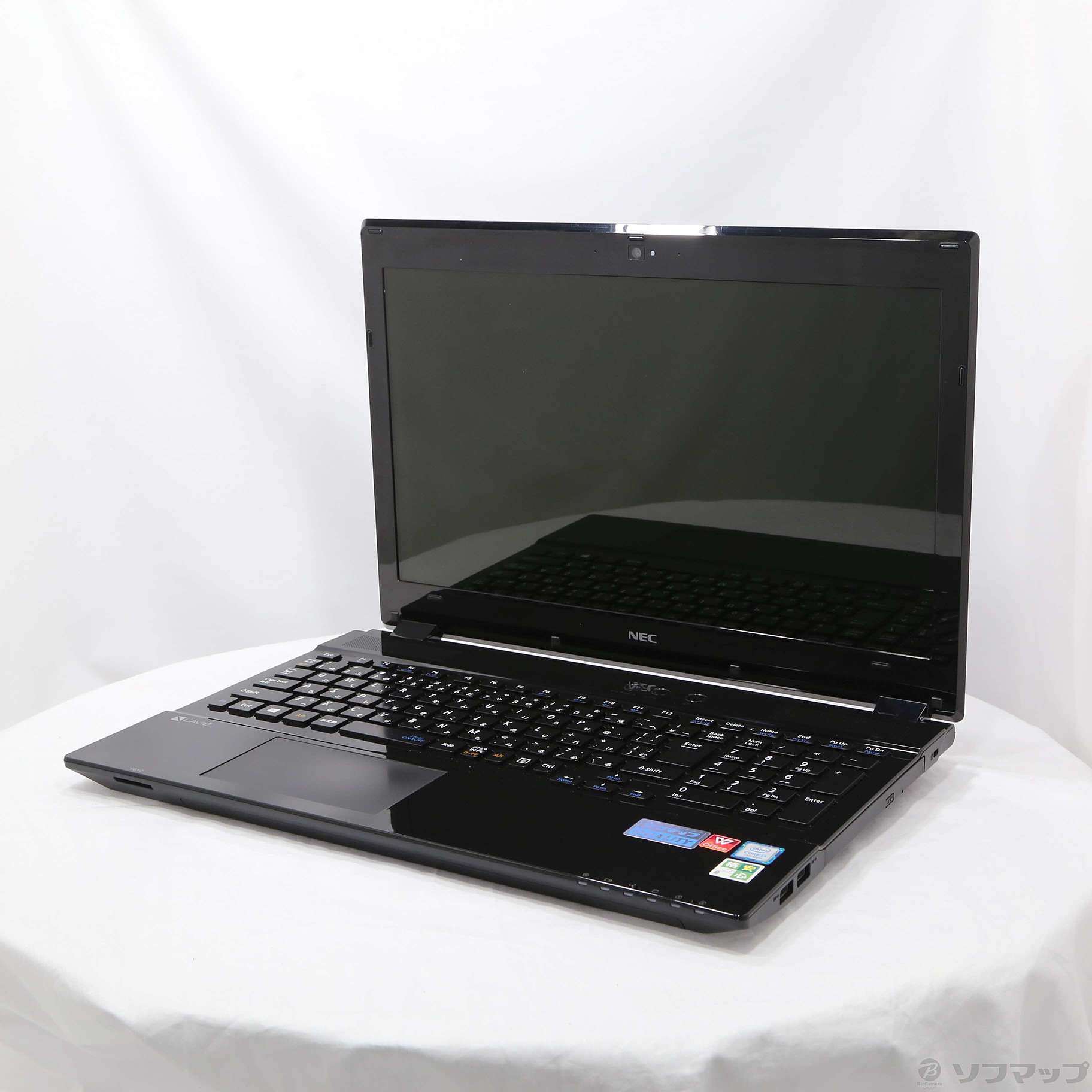 ECOぱそ】1円～NEC Lavie NS350/H Core i3-7100U 2.4GHz/8GB/SSD240GB/Blu-