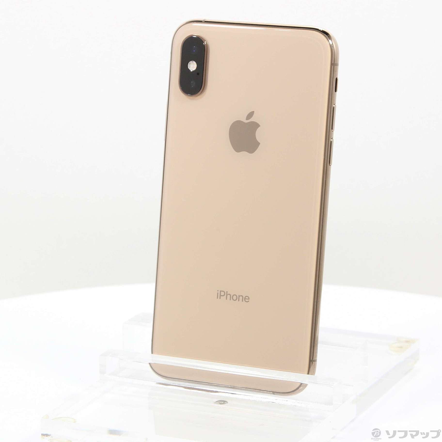 Apple - iPhoneXS 256GB ゴールド　SIMフリー　イヤホン付き 中古】iPhoneXS 256GB ゴールド NTE22J／A SIMフリー