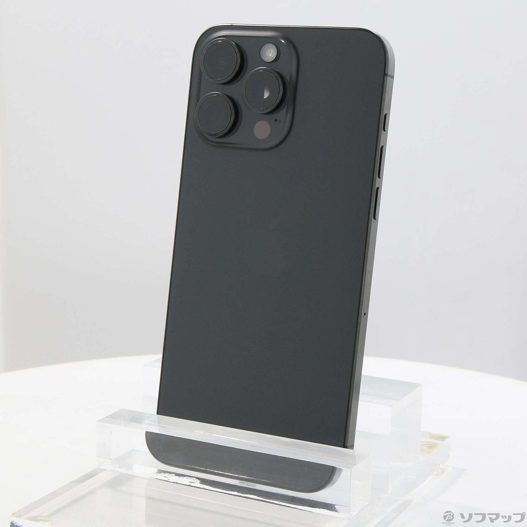 中古】土日限定特価 iPhone15 Pro Max 256GB ブラックチタニウム 